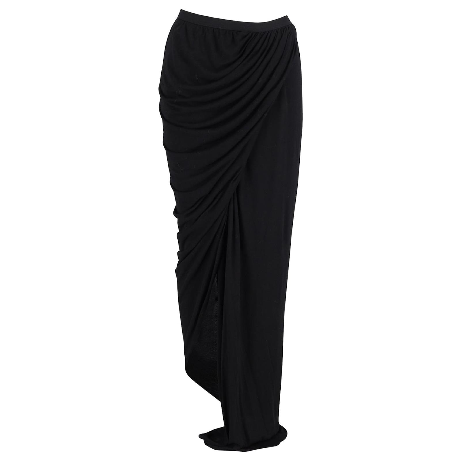 Jupe Bandage Marks And Spencer Femme, Noire, Viscose, Taille 10, Courte, Taille élastique