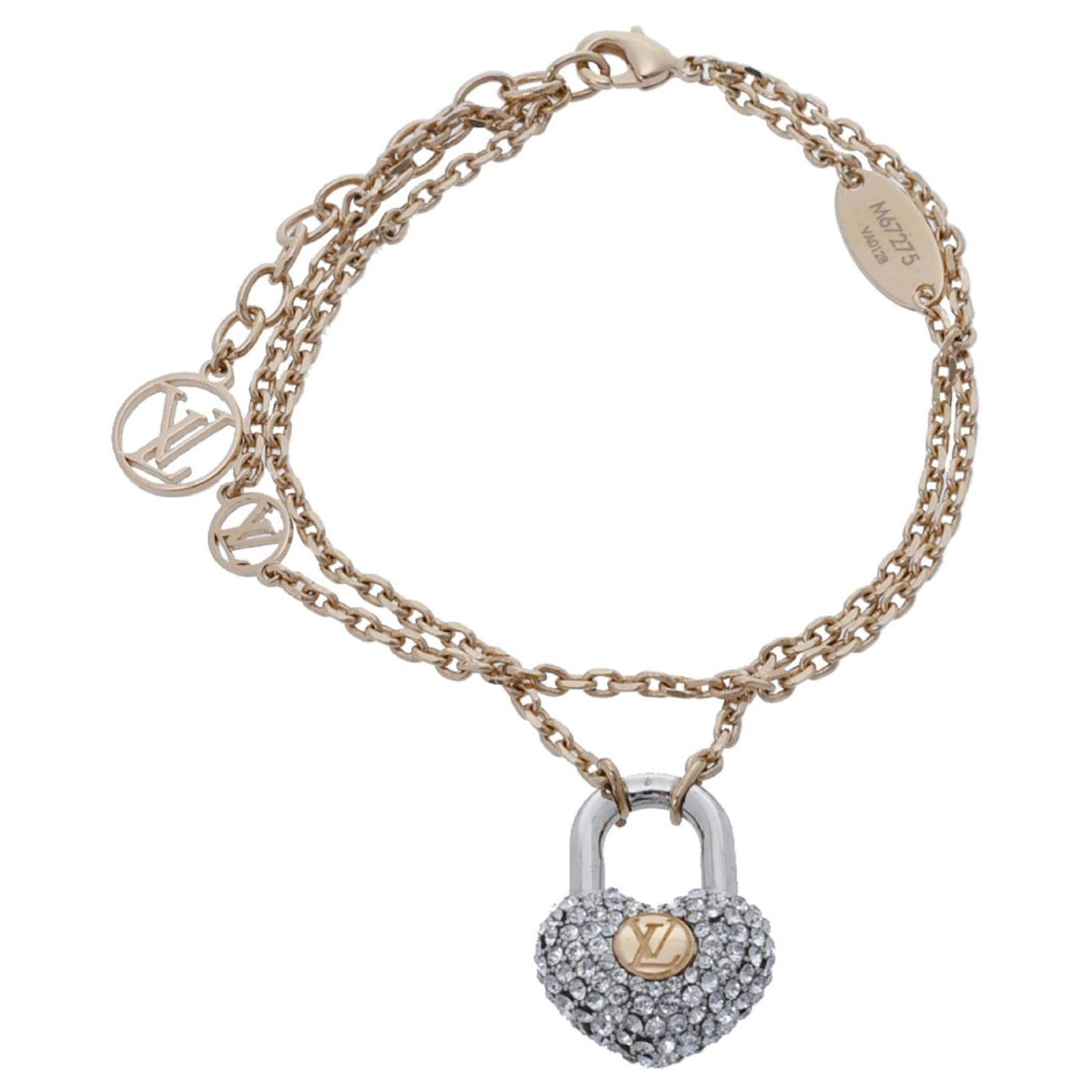 Louis Vuitton Crazy In Lock charm bracelet size 19cm