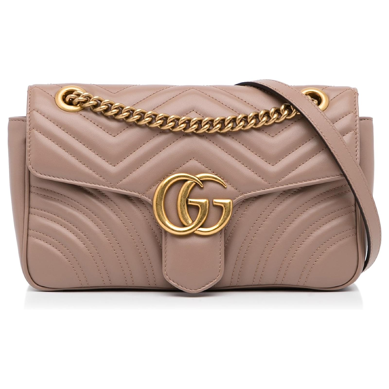 Gucci GG Marmont Matelasse Small Leather Crossbody Bag