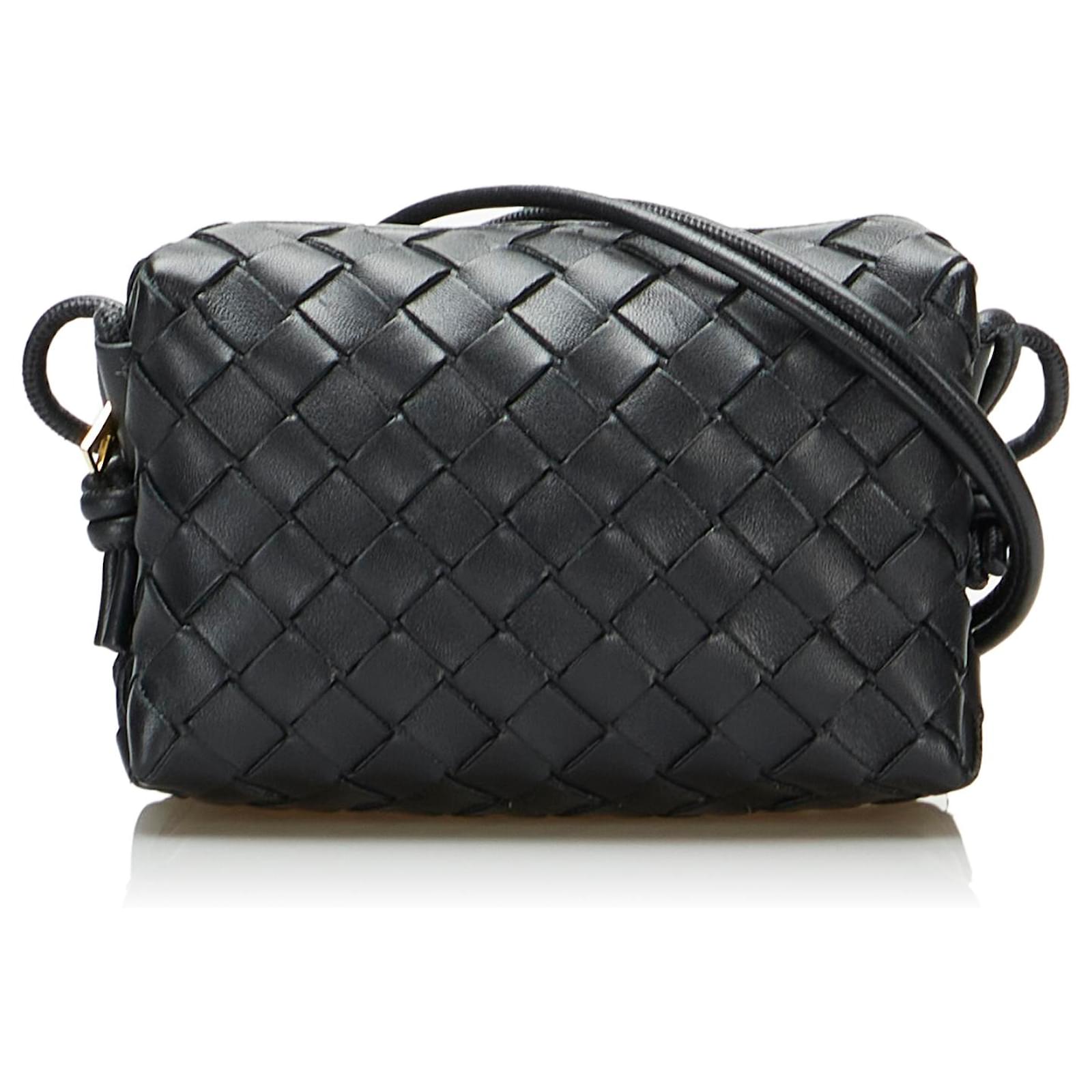 Bottega Veneta - Loop Black Leather Mini Bag
