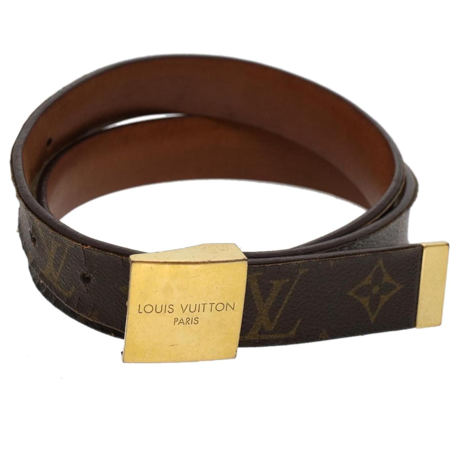 Louis Vuitton Ceinture Monogram Belt Brown