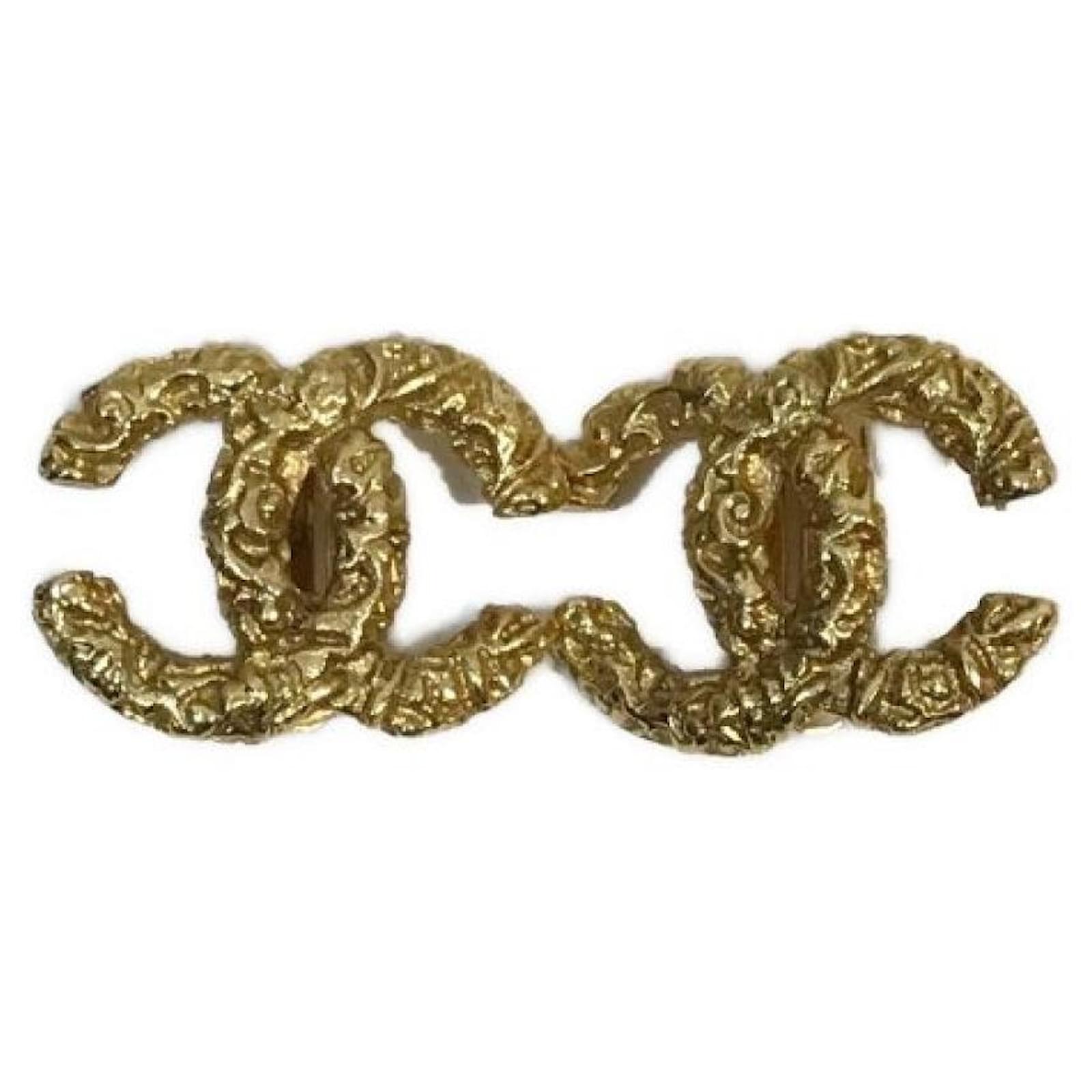 CHANEL Coco Mark Lava Earrings Golden ref.971368 - Joli Closet