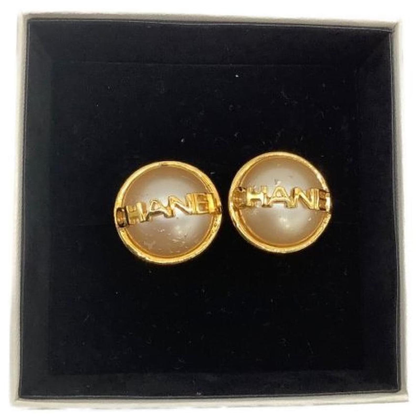 CHANEL chain motif earrings ref.972259 - Joli Closet