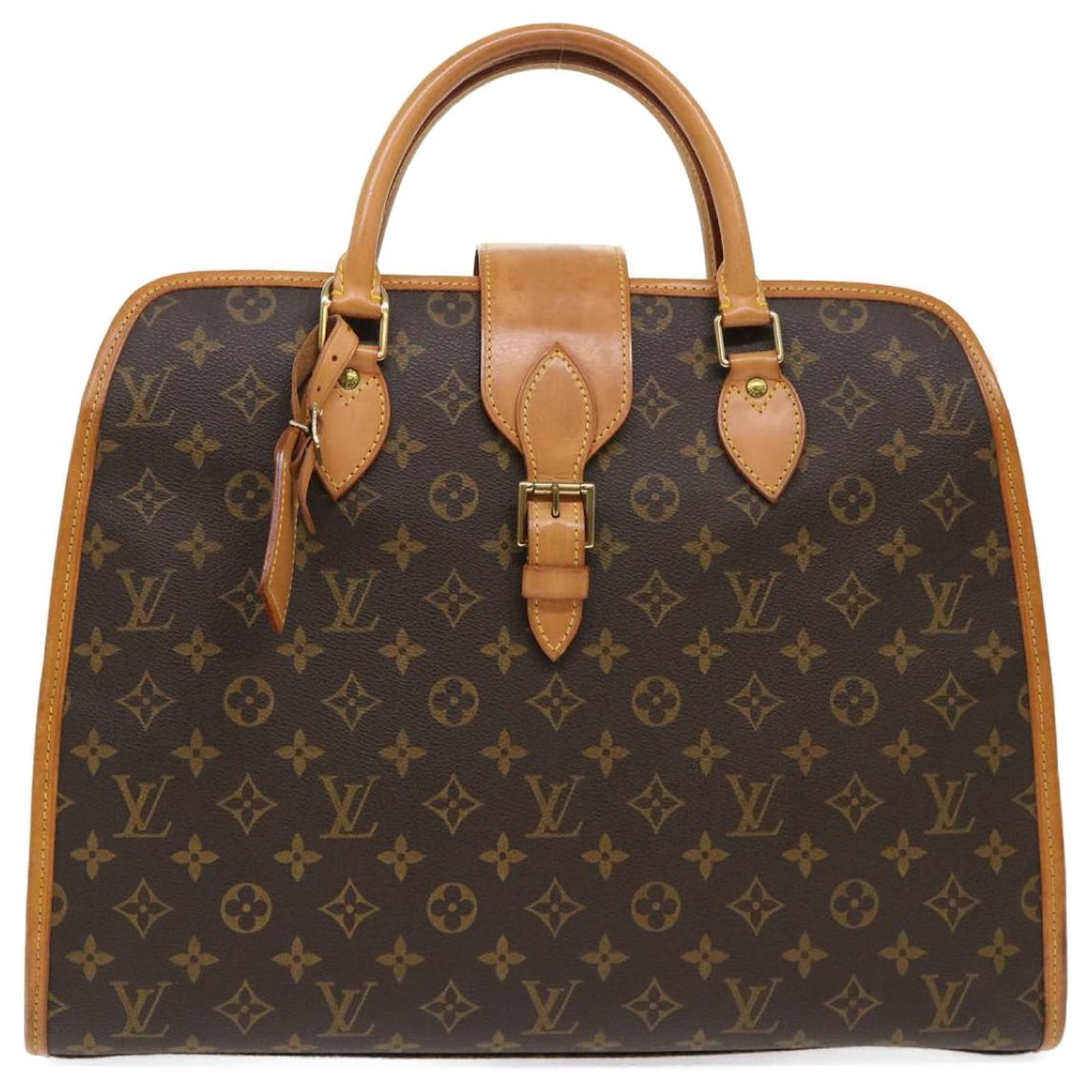 Louis Vuitton Monogram Rivoli MM Brown Cloth ref.734093 - Joli Closet