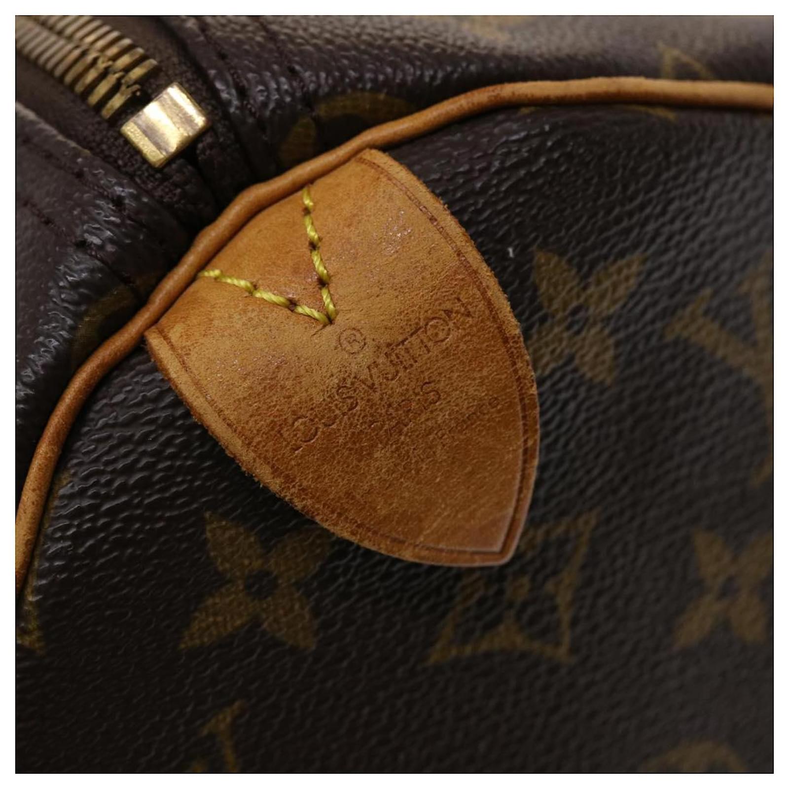 Louis Vuitton Monogram Keepall Duffle Bag 45 Brown