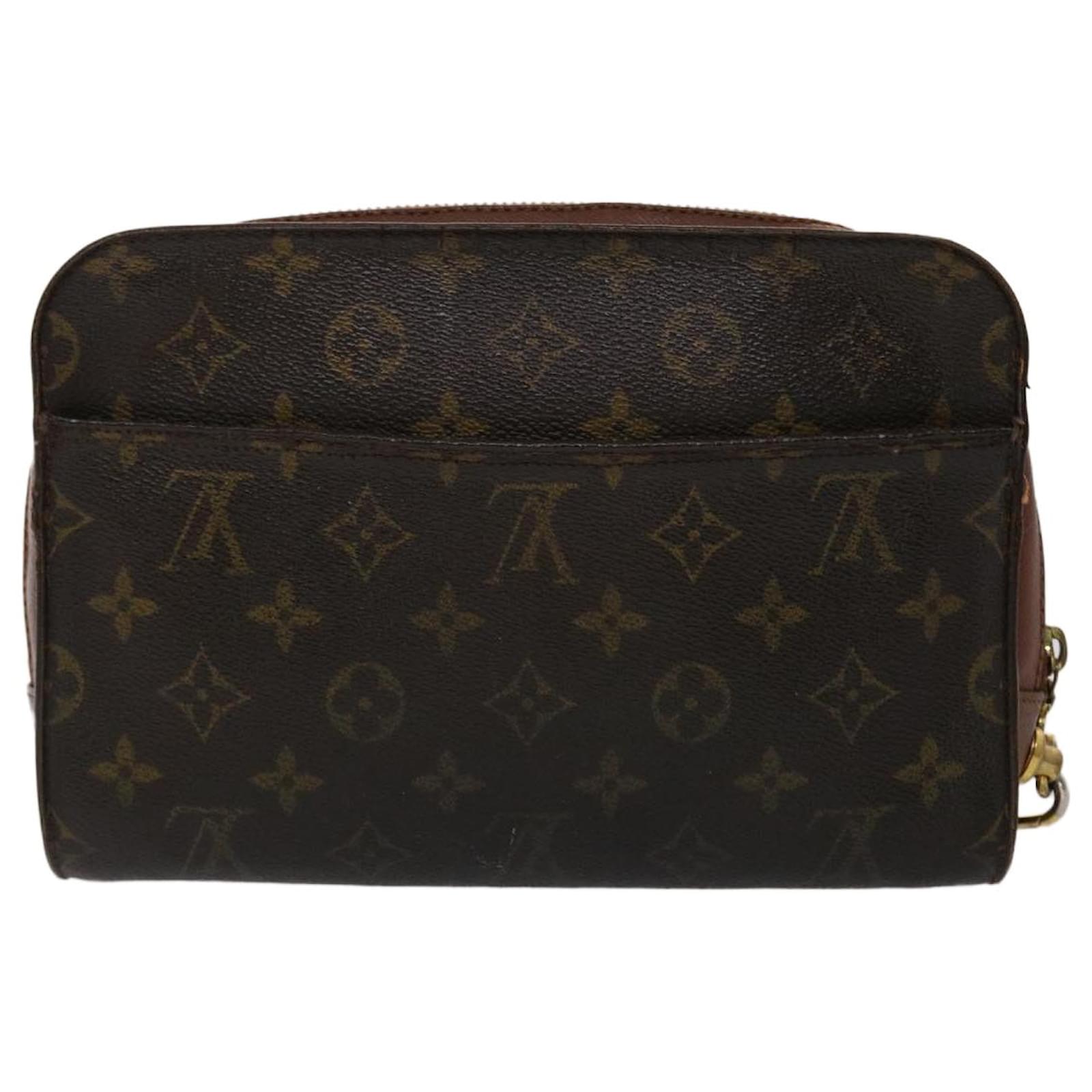 Authentic Louis Vuitton Monogram Canvas Orsay Clutch Bag, Luxury