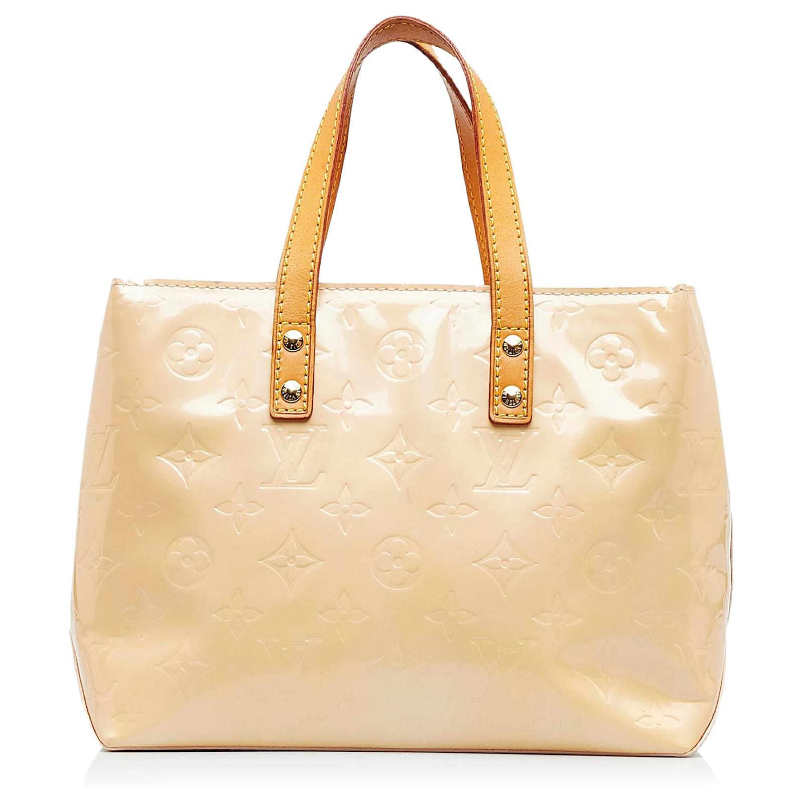 Reade patent leather mini bag Louis Vuitton Gold in Patent leather