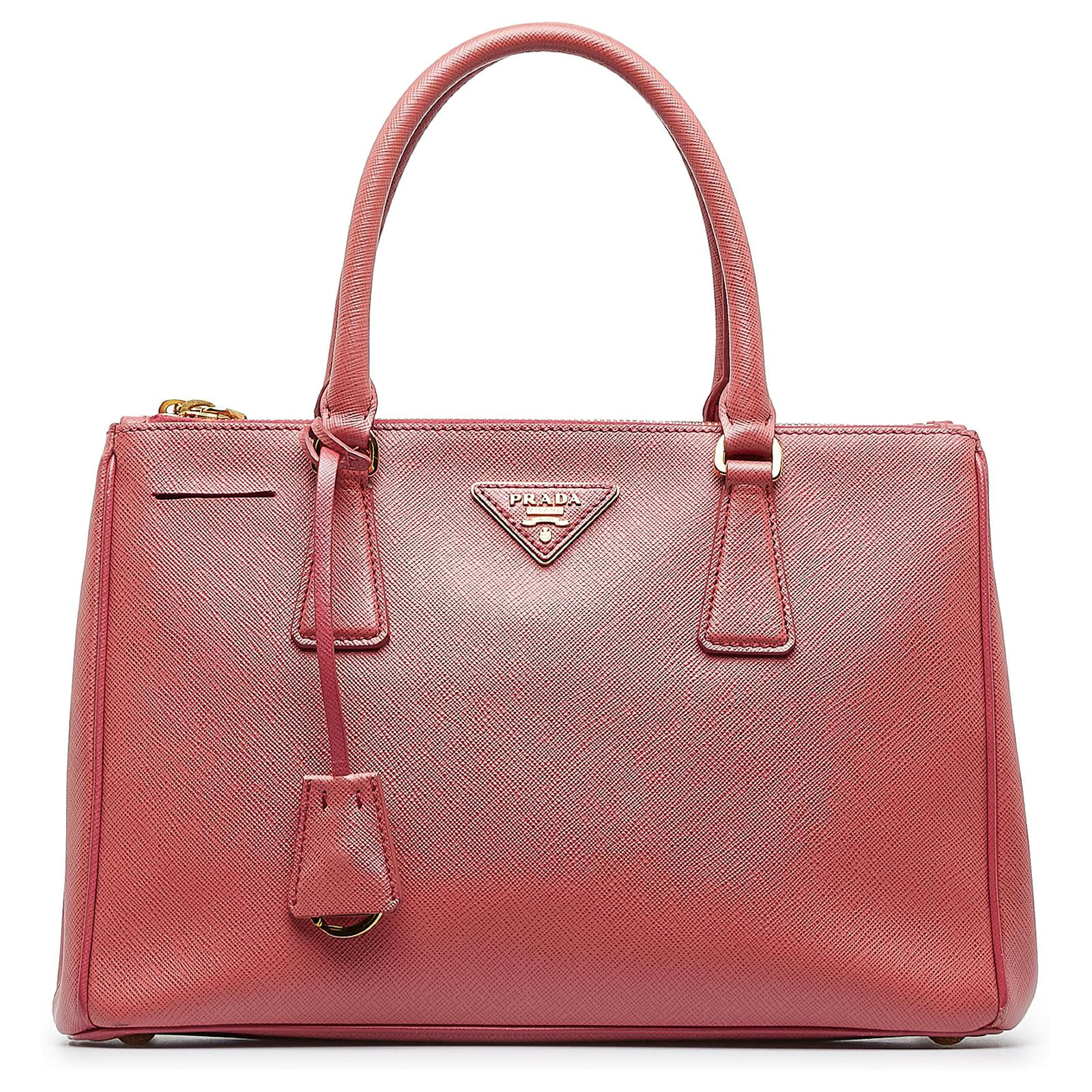 Prada, Bags, Prada Saffiano Small Double Zip Tote