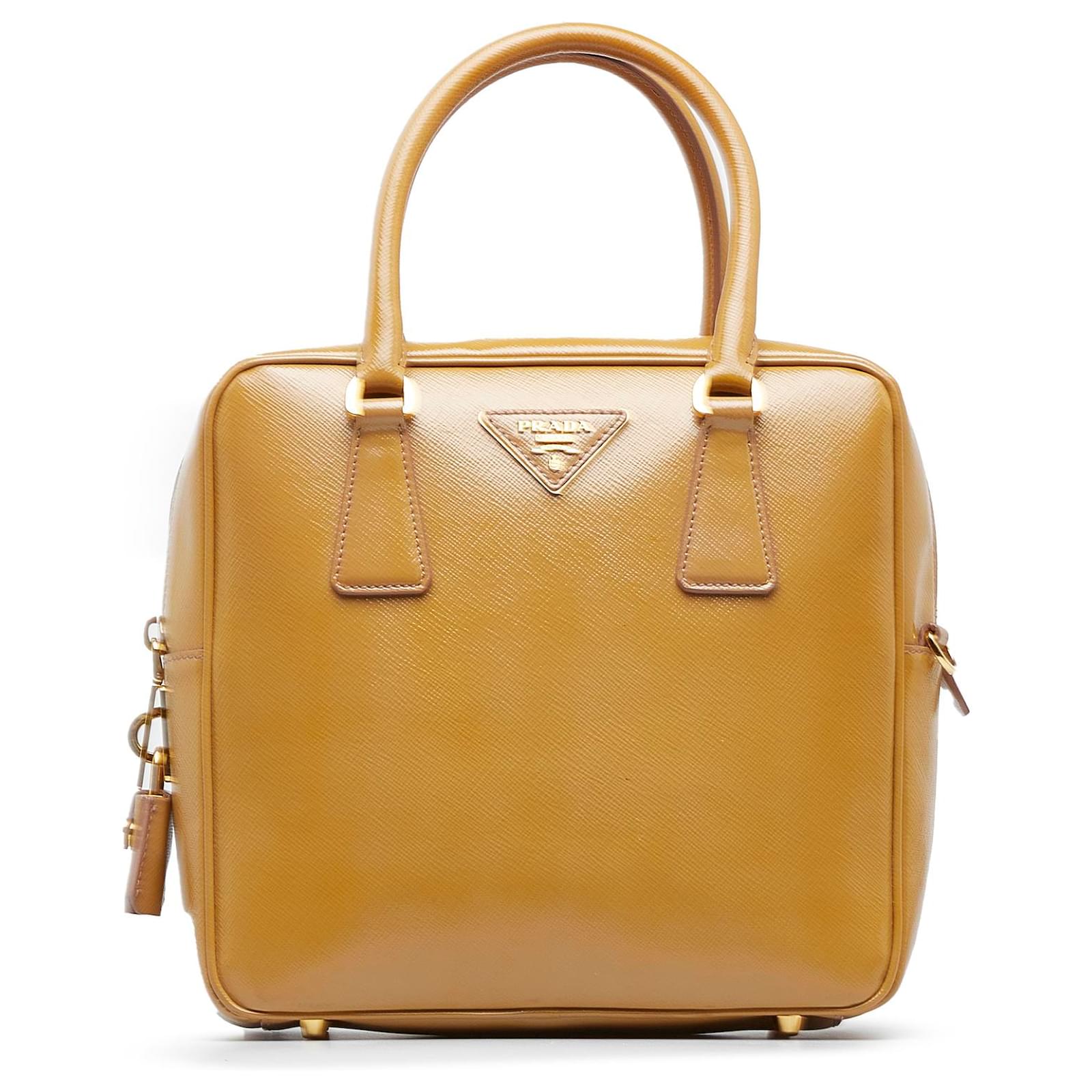 Prada Saffiano Vernice Leather Crossbody Bag