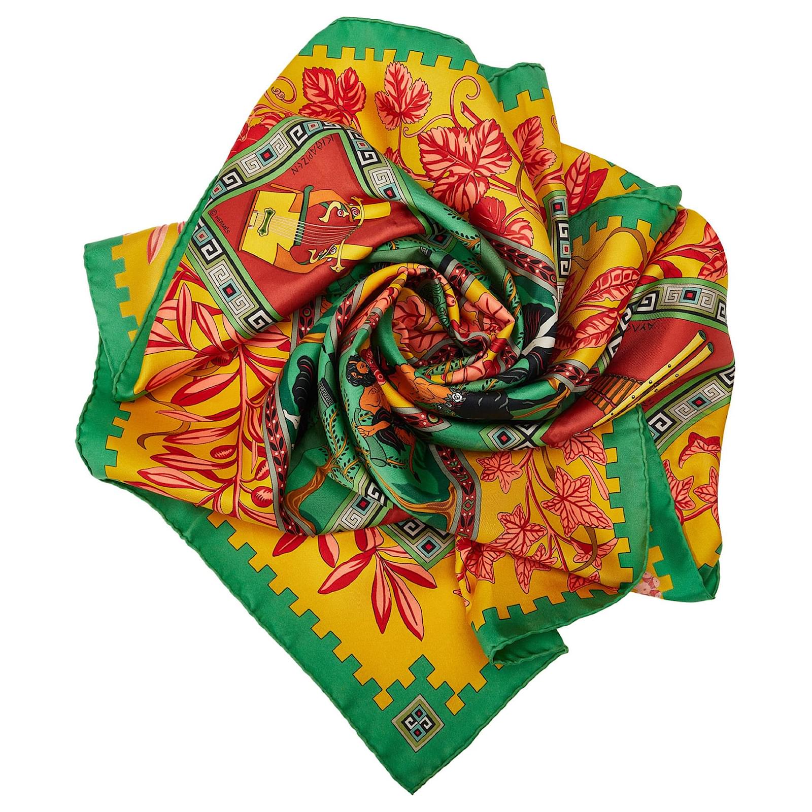 Hermes Silk Hello Dolly Scarf 90 Multicolor