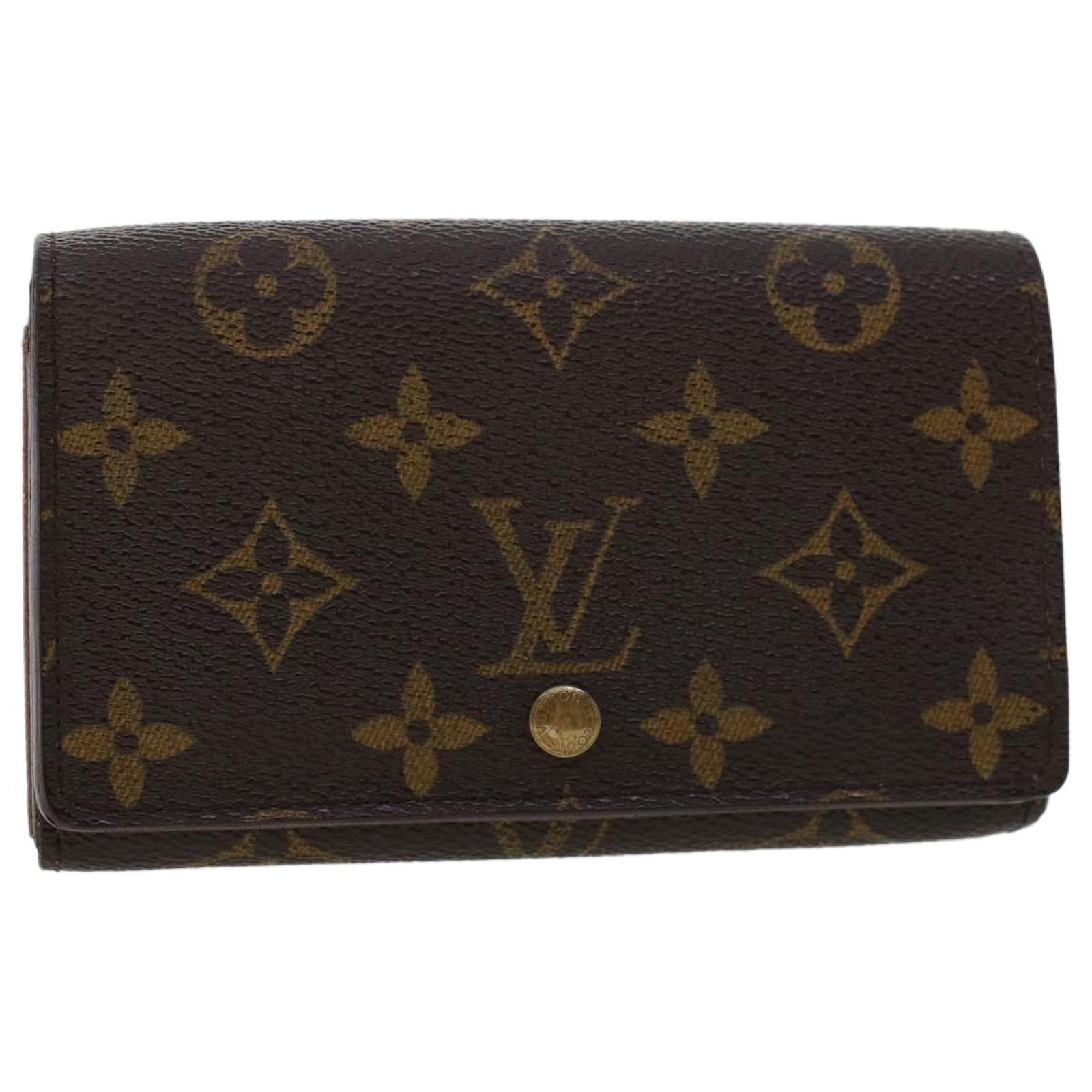 Louis Vuitton Monogram Porte Monnaie Tresor Wallet 