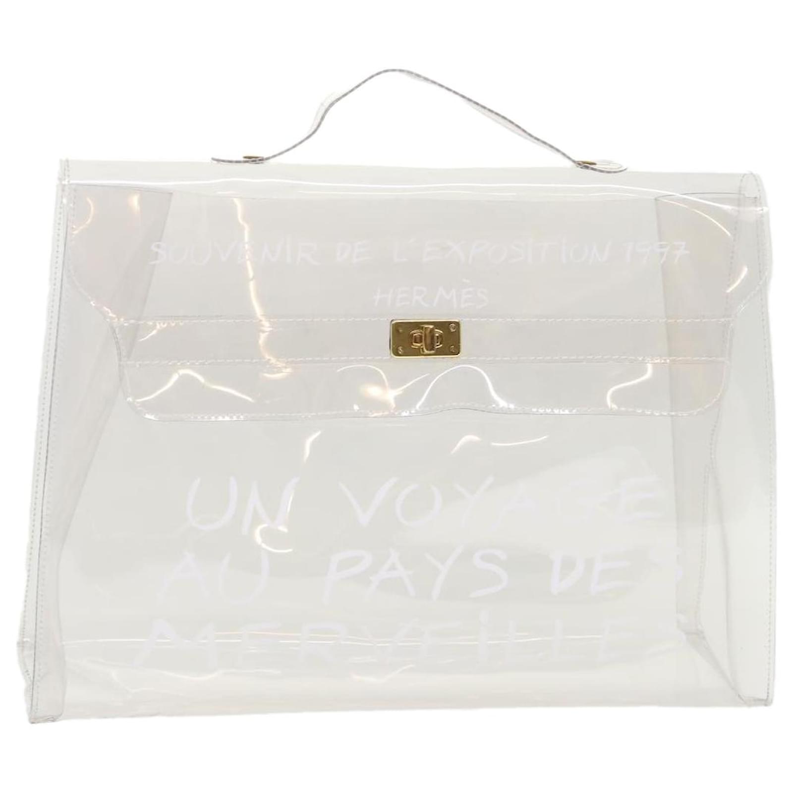 Clear hermes 2025 bag replica