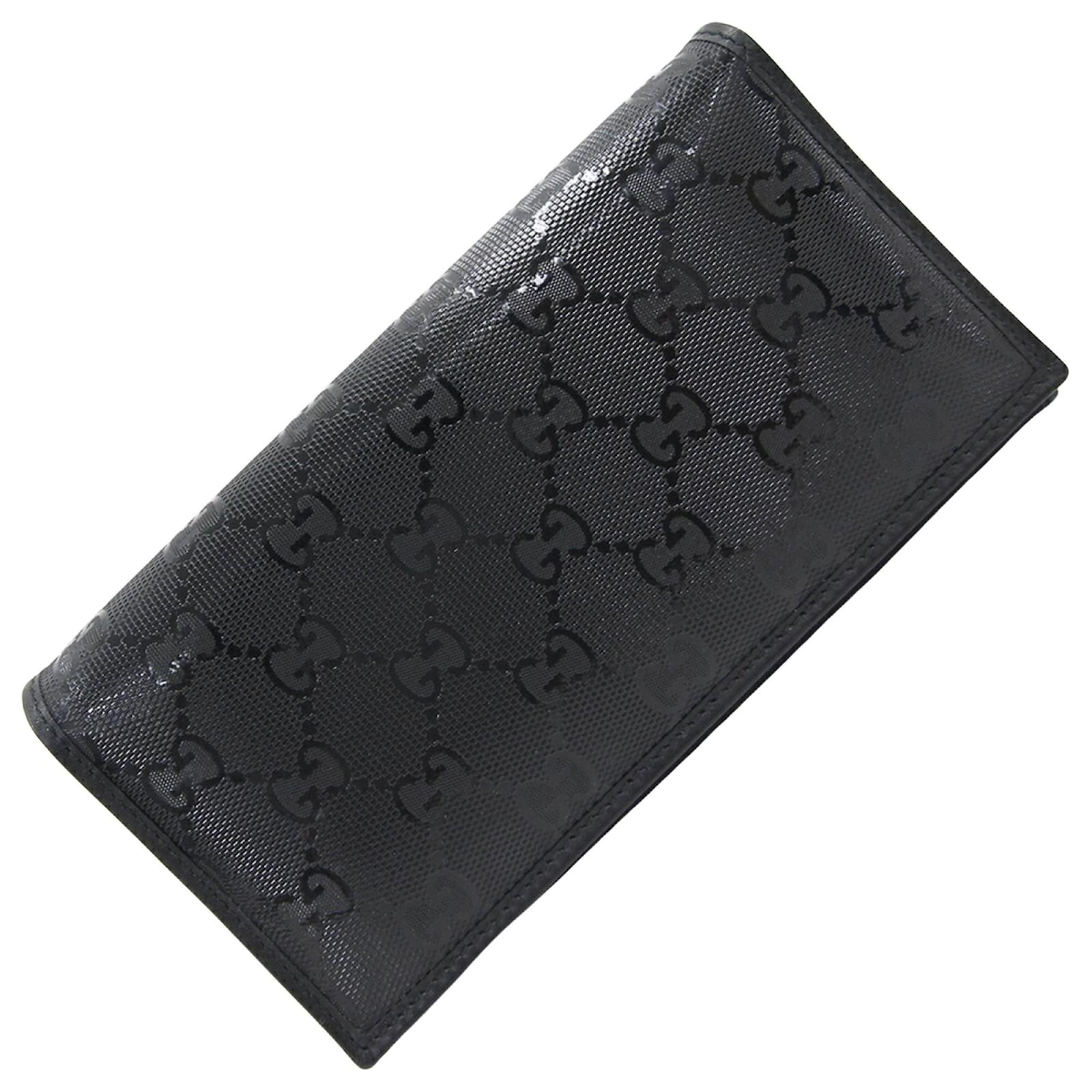 Gucci Leather Mini Wallet With Logo in Black for Men