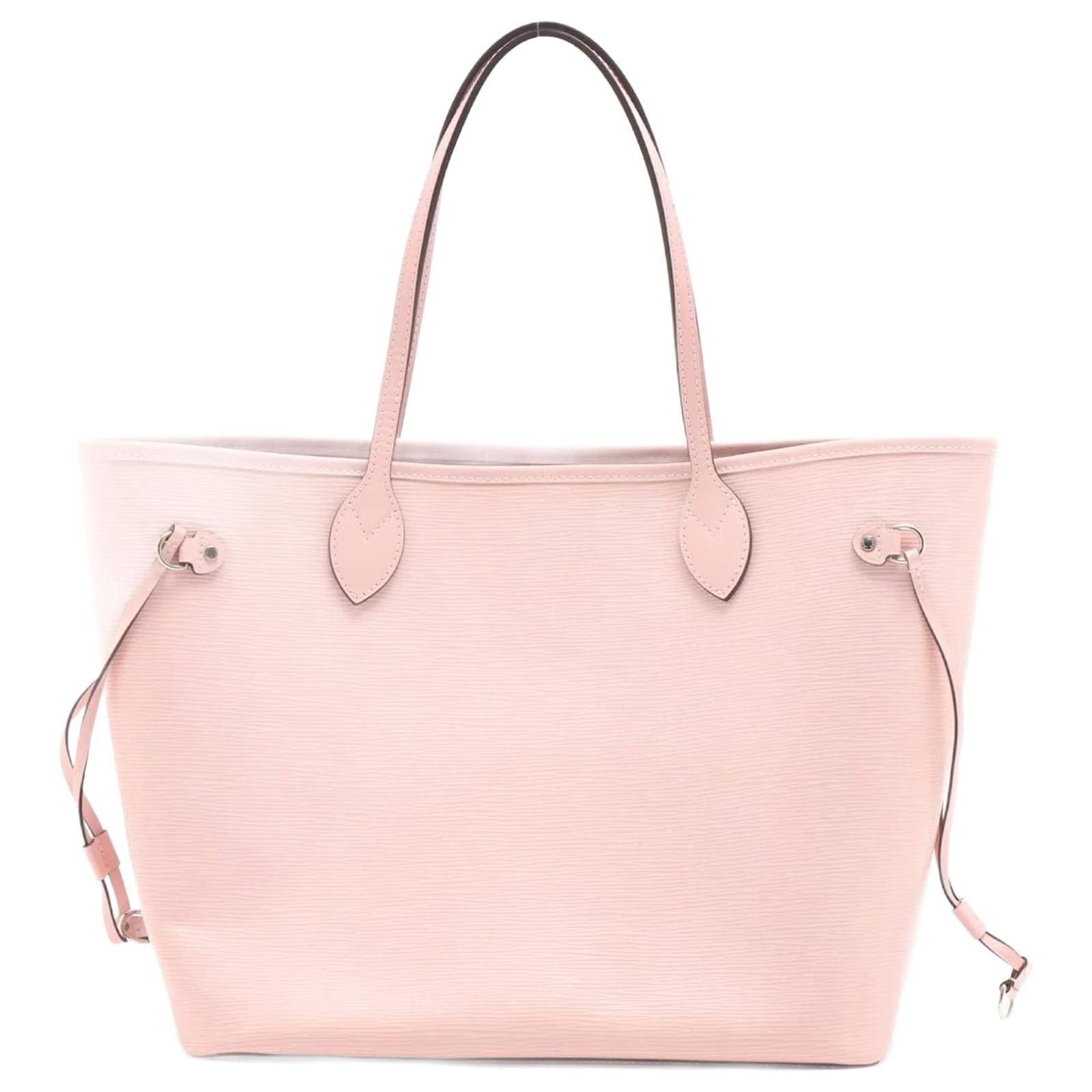 Handbags Louis Vuitton Neverfull mm EPI Leather Pink Shopper