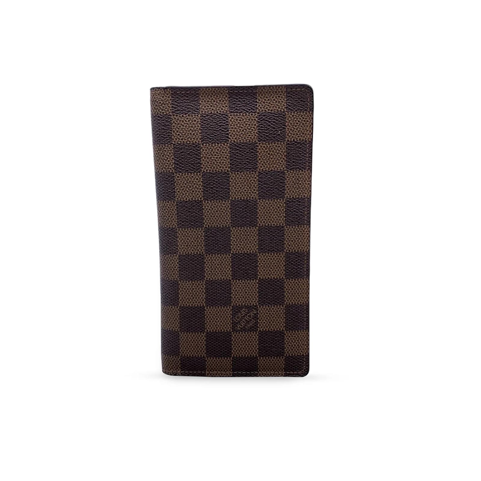 Louis Vuitton Damier Ebene Canvas Checkbook Holder
