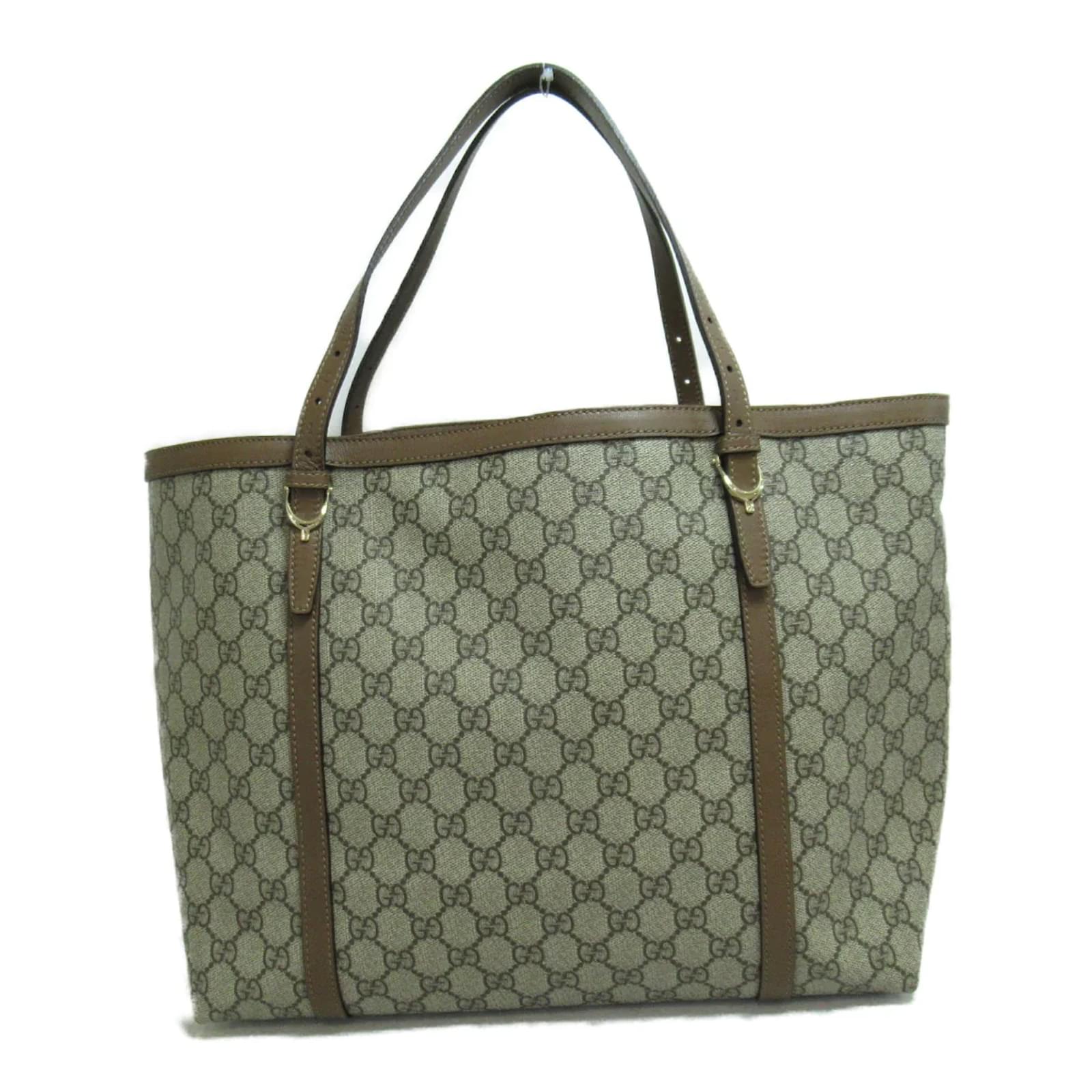 Gucci GG Supreme Tote Bag 309613 Brown Cloth ref.1000806 - Joli Closet