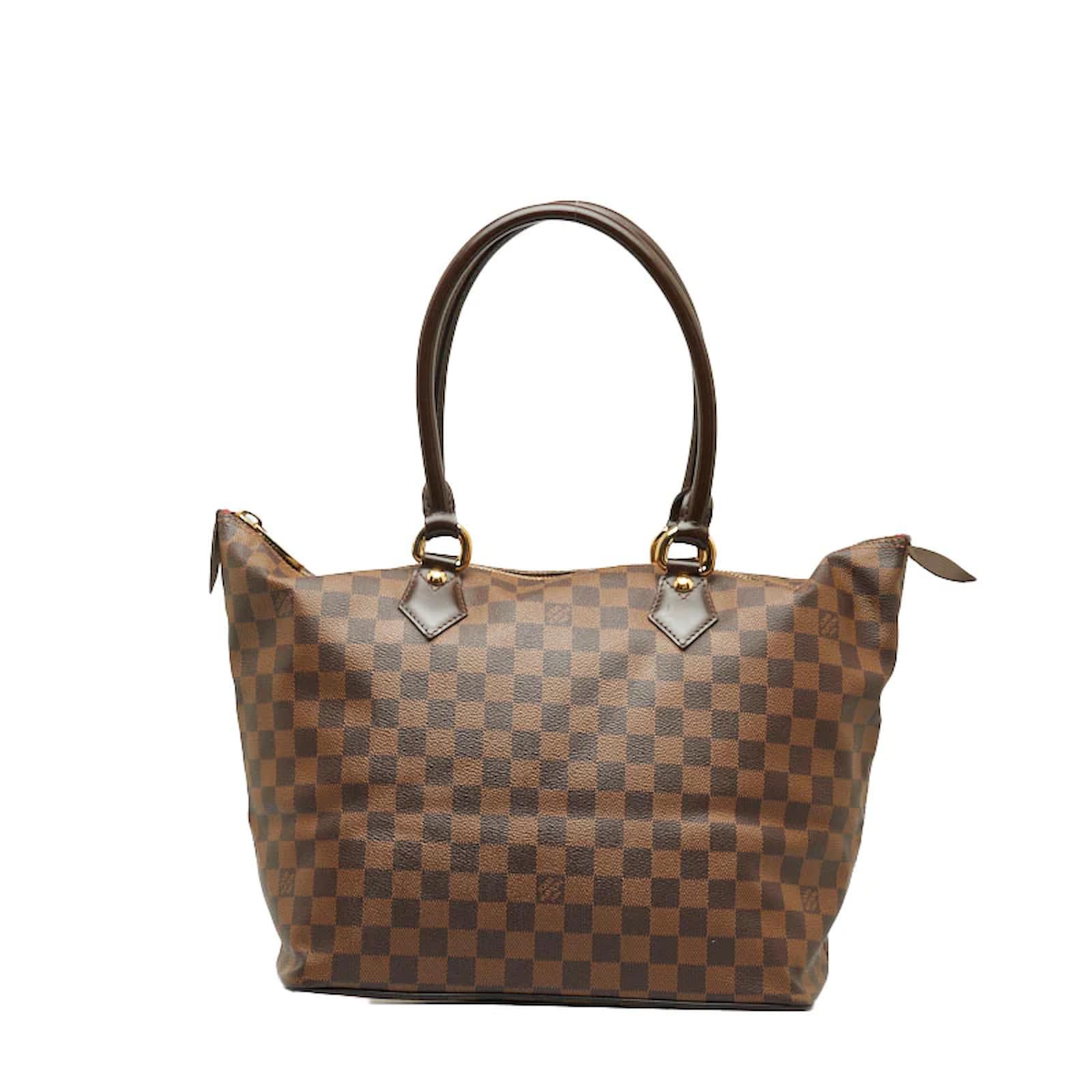 Louis Vuitton Damier Ebene Saleya MM N51188 Brown Cloth ref.1000827 - Joli  Closet