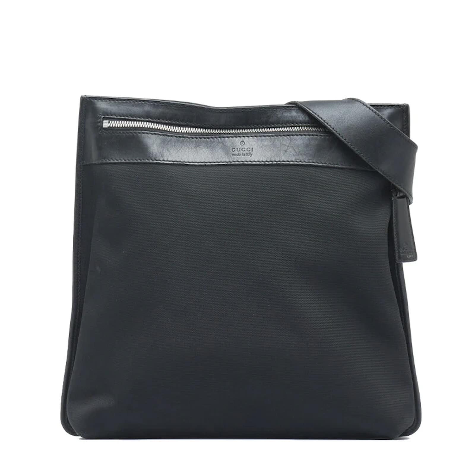 Gucci Canvas Crossbody Bag 92560 Black Cloth ref.1001209 - Joli Closet