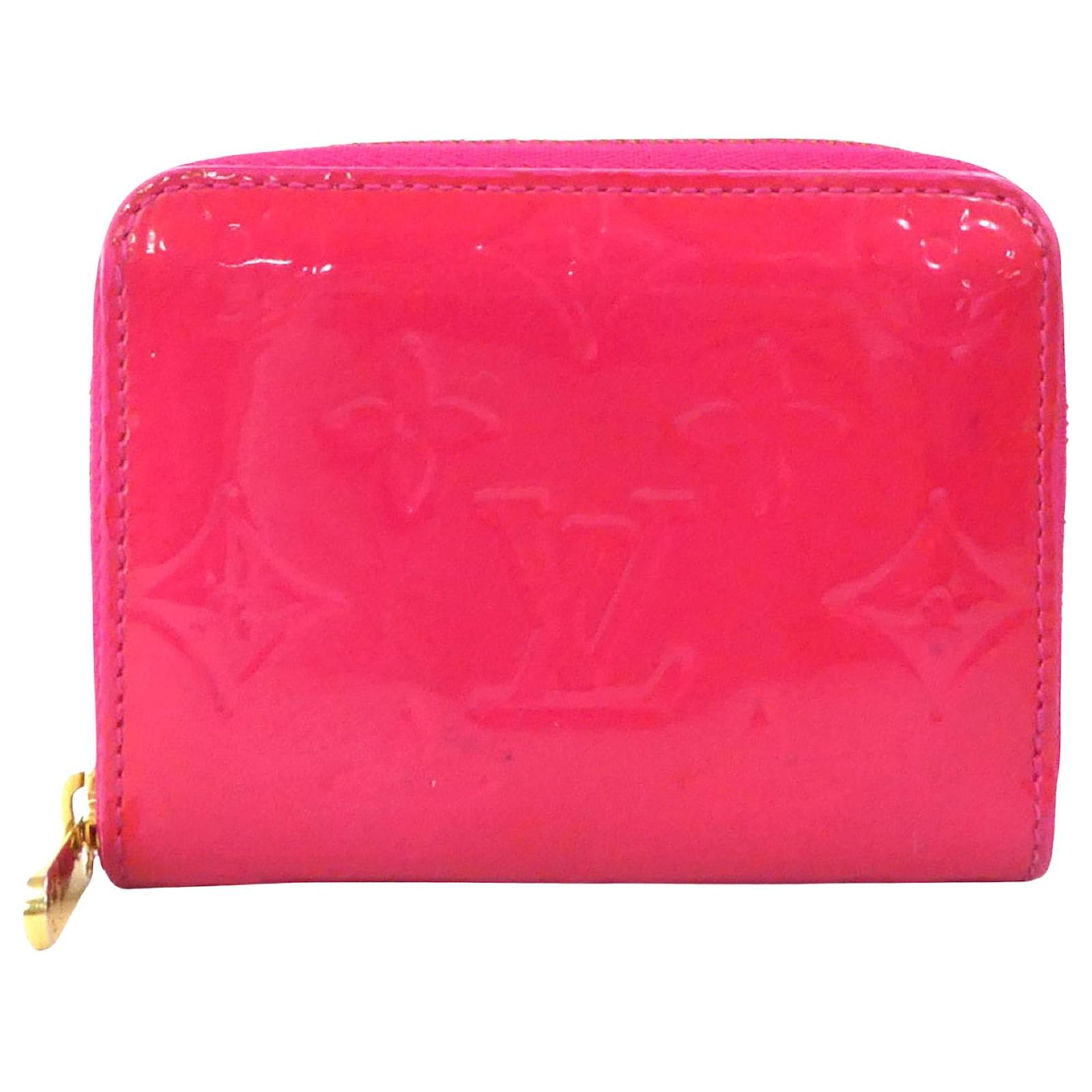 Louis Vuitton Zippy Coin Purse Pink Patent leather ref.668124