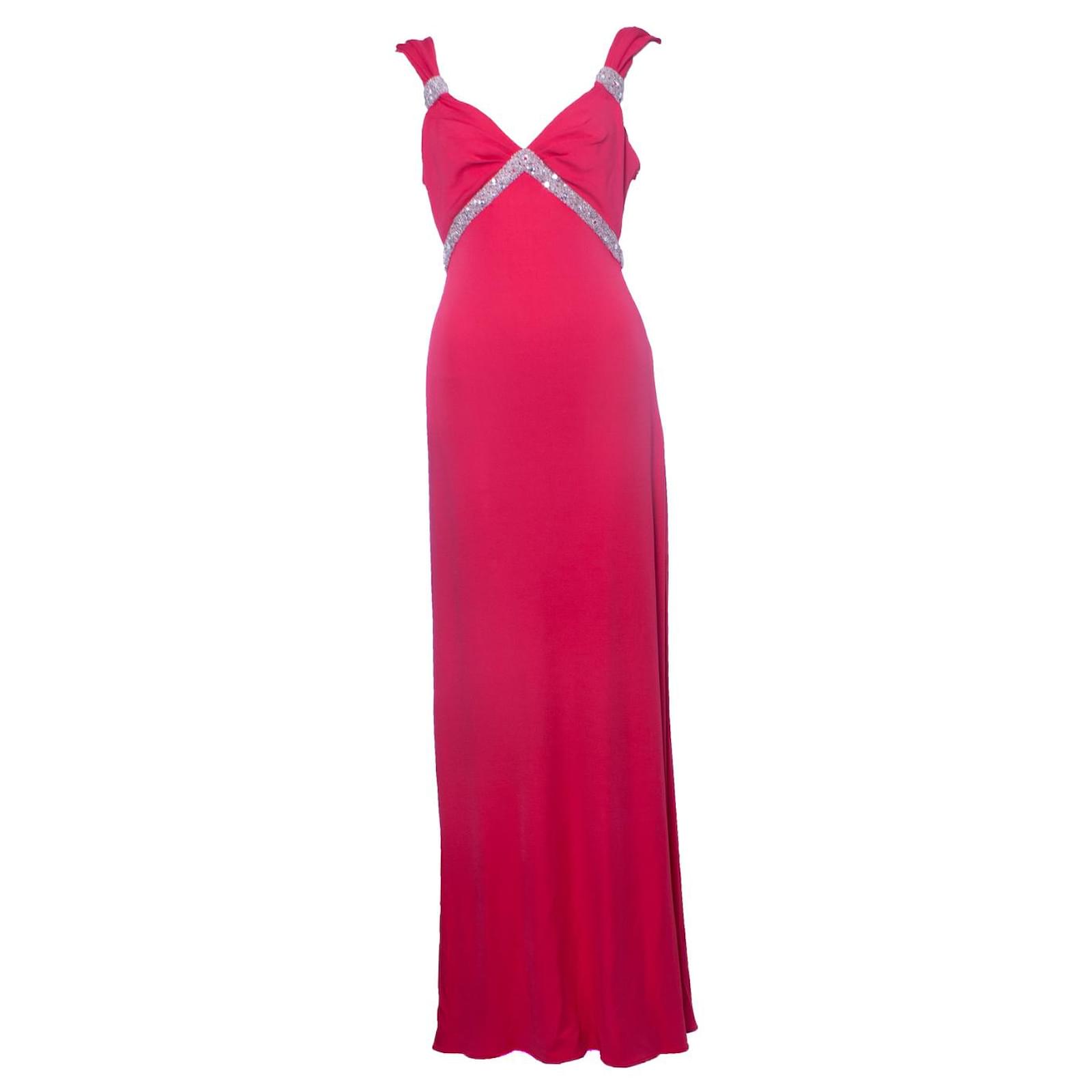 BLUMARINE, Evening gown in red ref.1002287 - Joli Closet BLUMARINE, Evening gown in red ref.1002287 - Joli Closet