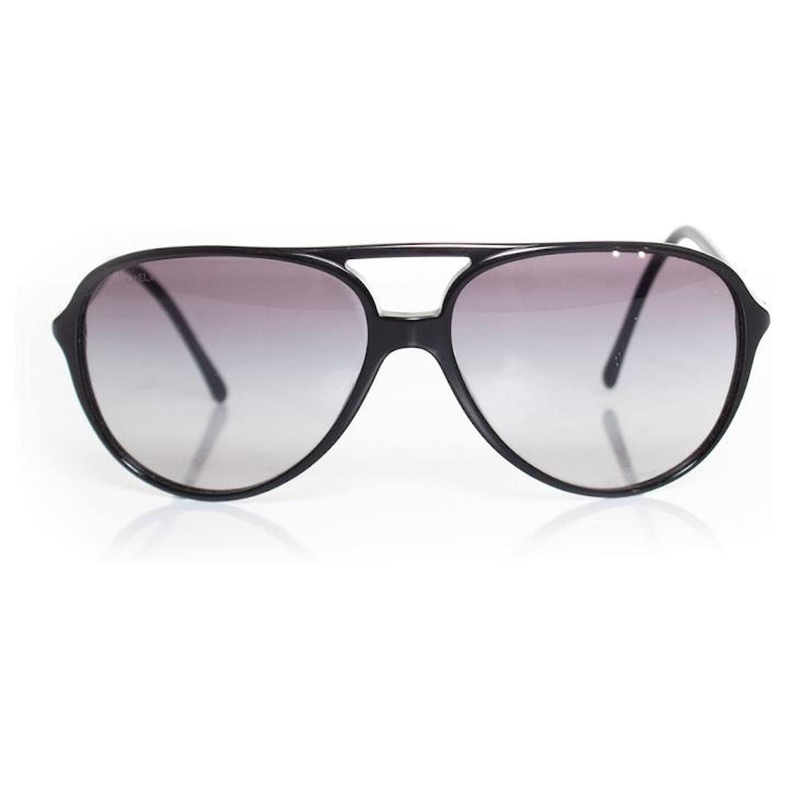 Chanel, Black aviator sunglasses ref.1002752 - Joli Closet