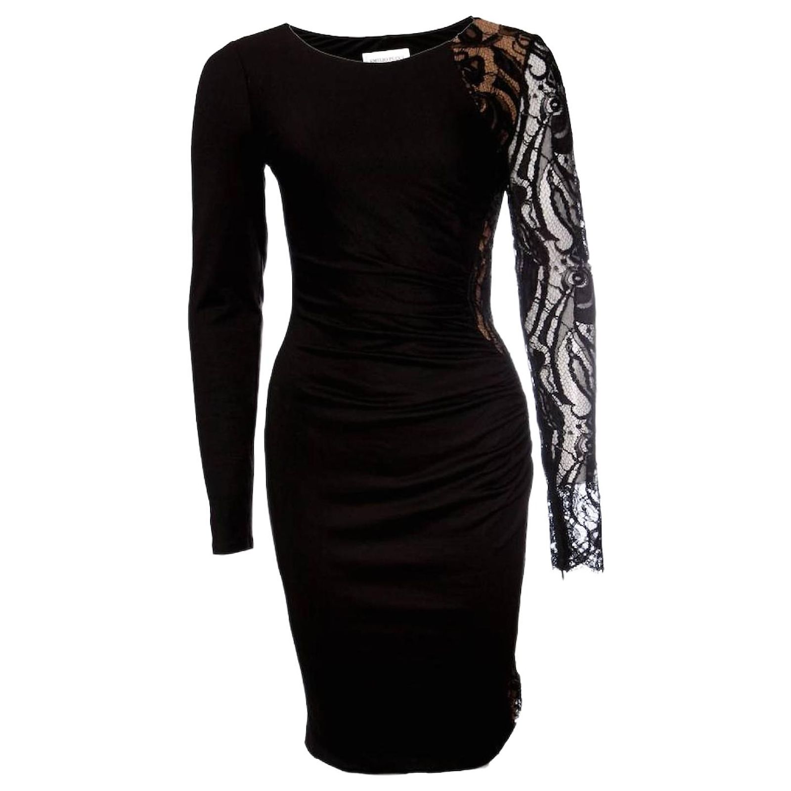 emilio pucci black lace dress Pucci, with details Wool ref.1002824 Silence + Noise Roxanne NECKLINE Size:4XLarge