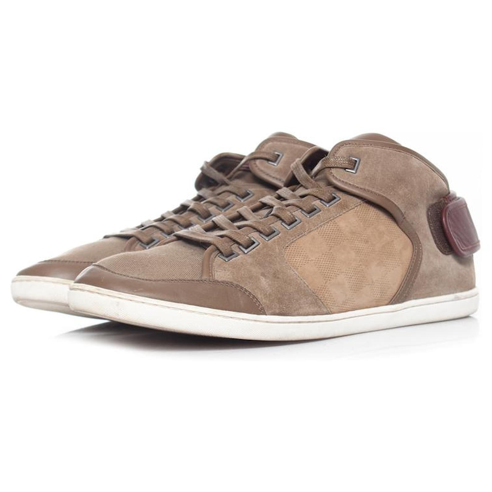louis vuitton brown trainers