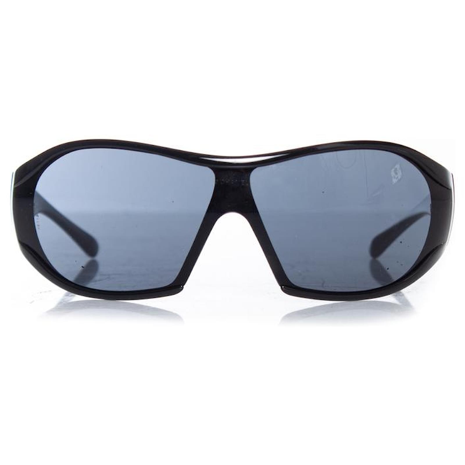 Black Shield Chanel Sunglasses