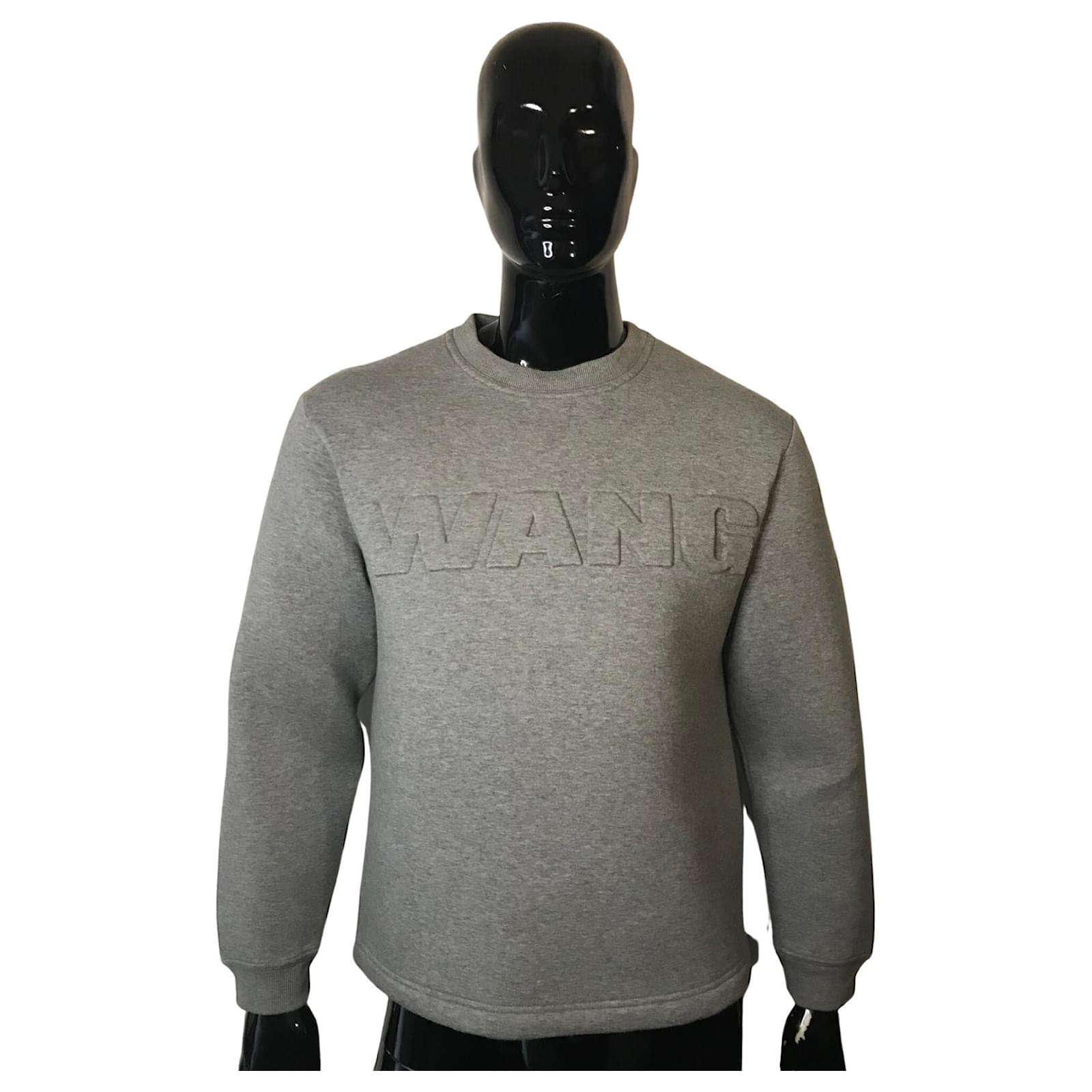 Alexander Wang X H&M gray sweatshirt Grey Cotton Elastane Modal ref.1004442  - Joli Closet