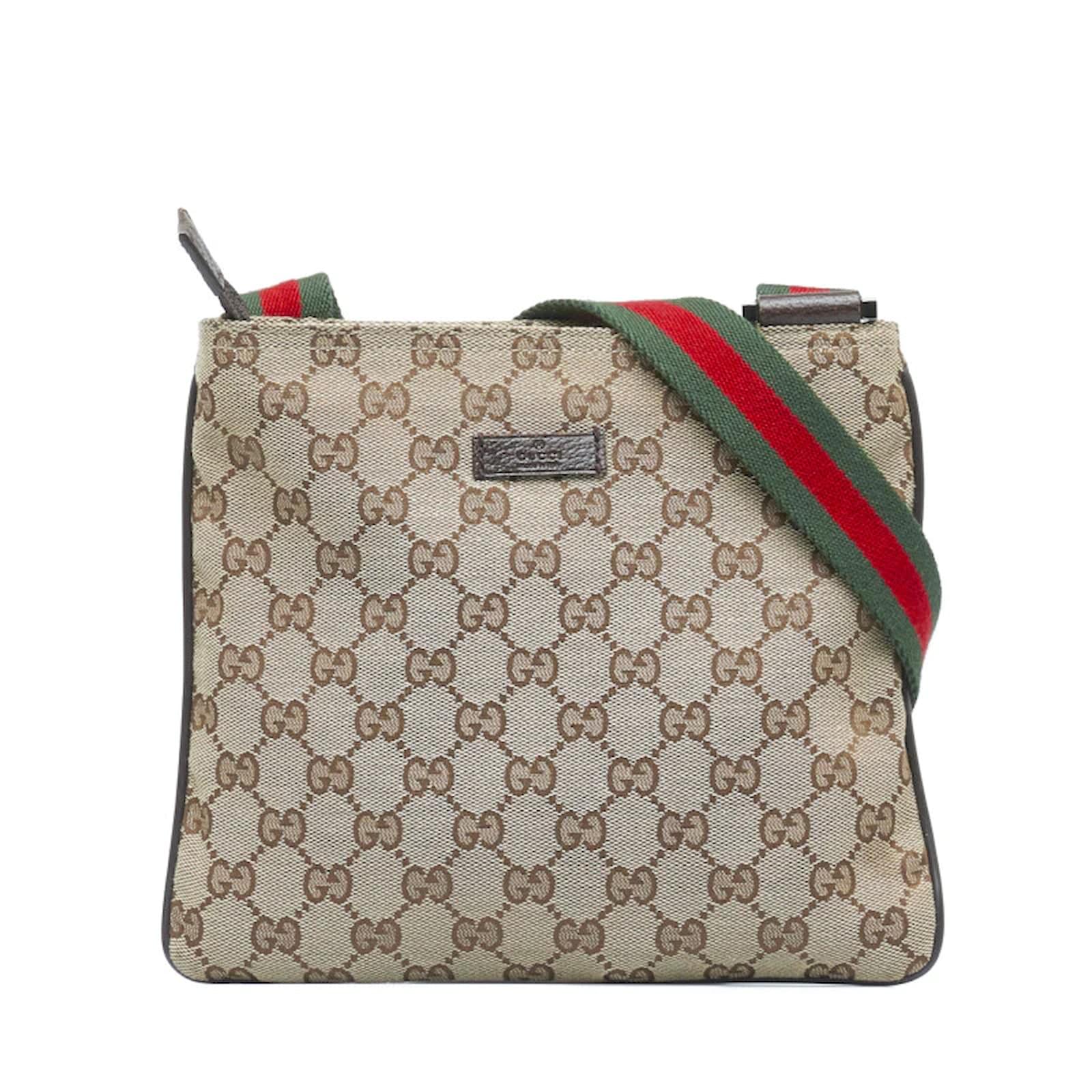 Gucci Vintage Web GG Canvas Crossbody Bag - Gucci