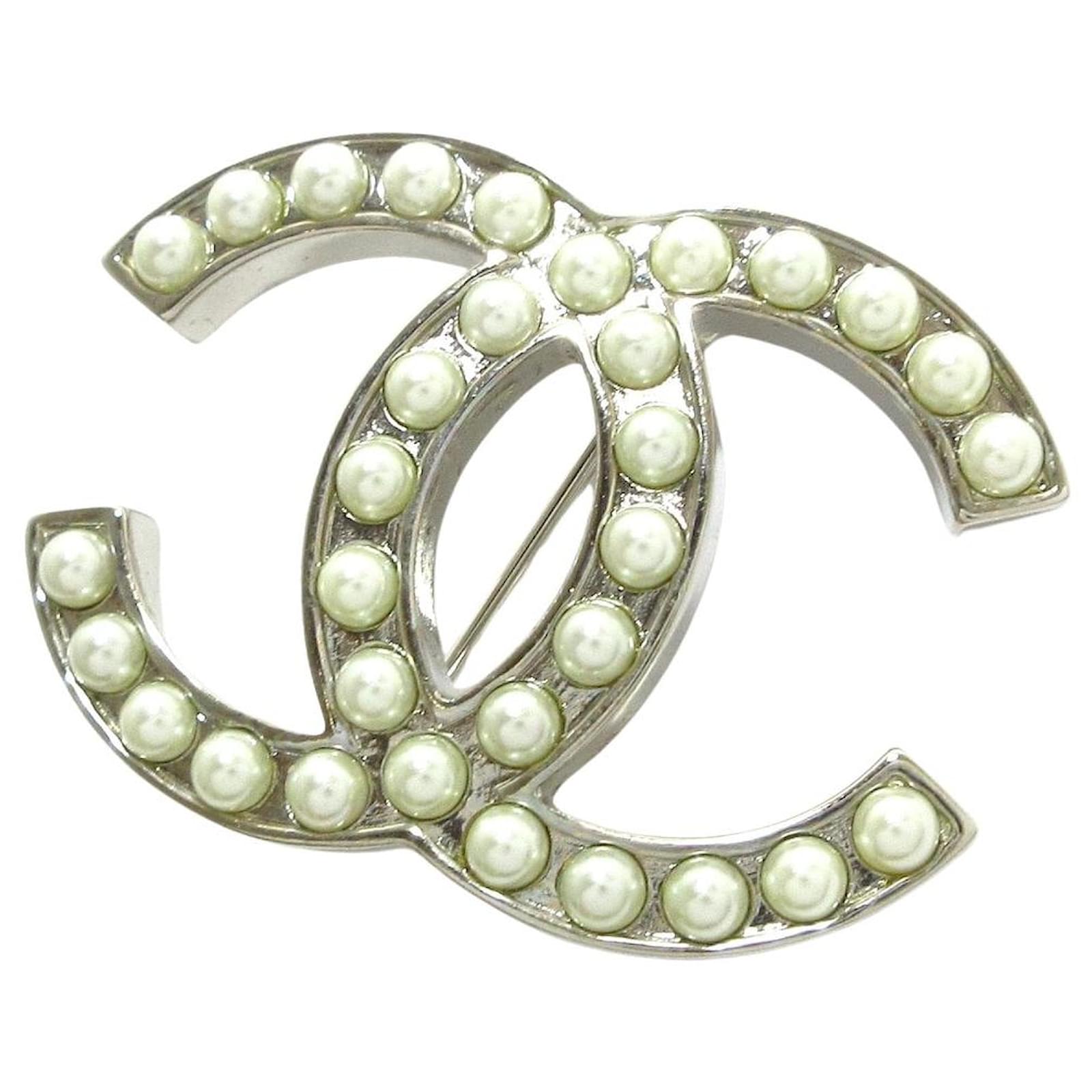 Timeless Chanel COCO Mark Silvery Metal ref.1004800 - Joli Closet
