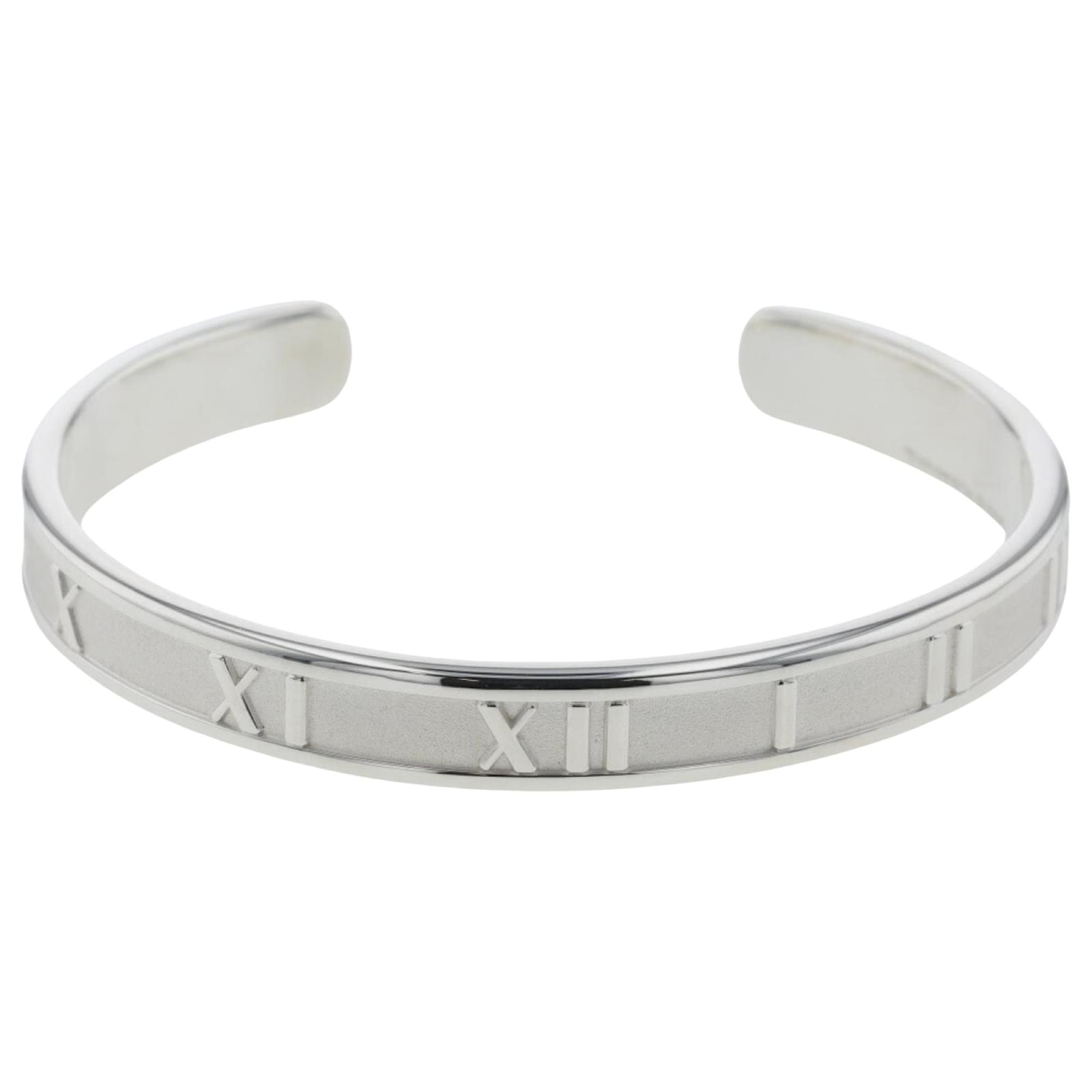 Tiffany Atlas bangle bracelet with Roman Numerals