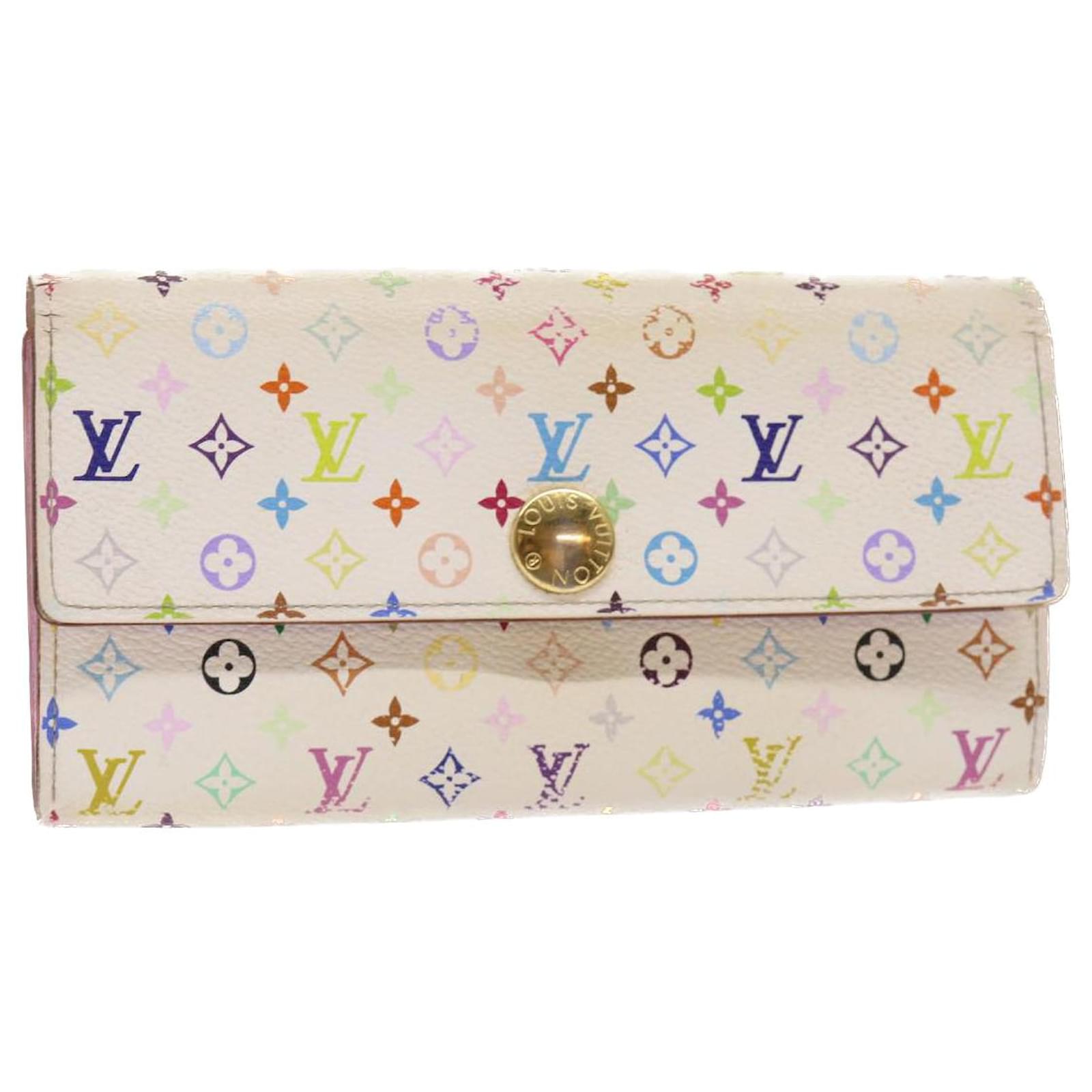 Louis Vuitton Portafoglio Multicolor Bianco