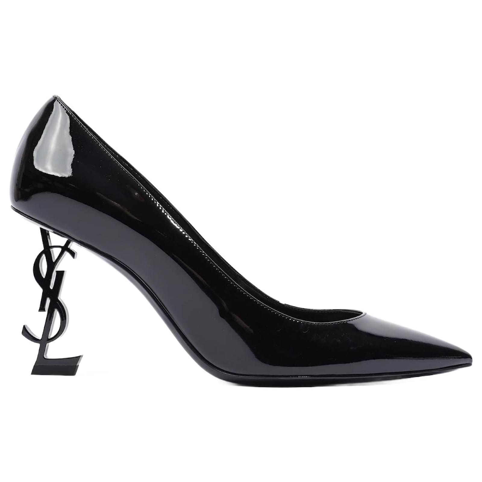 Saint Laurent Opyum Pump 85 PATENT BLACK EU 40 / UK 7 Patent leather ...