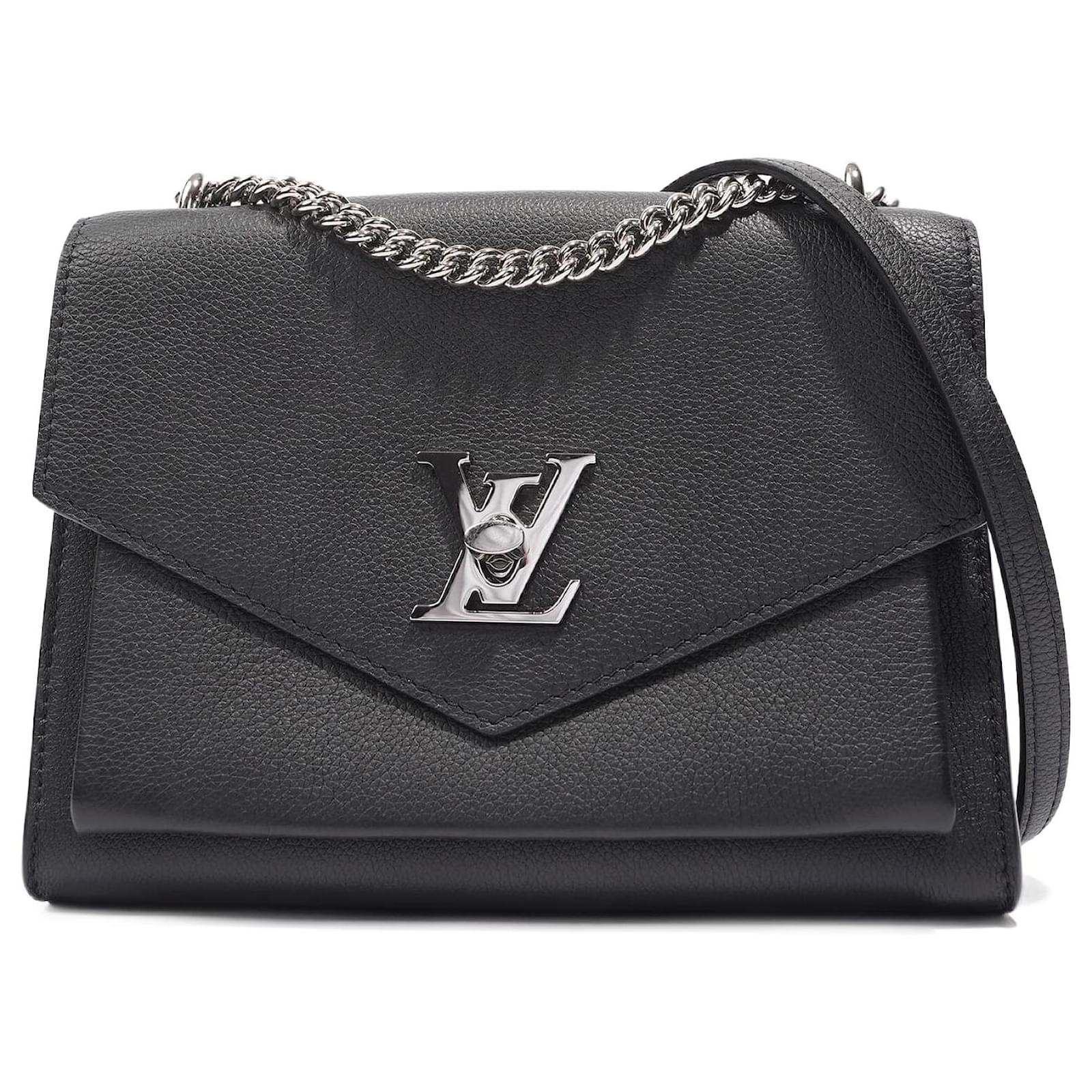 Louis Vuitton Mylockme Chain Bag, Black, One Size