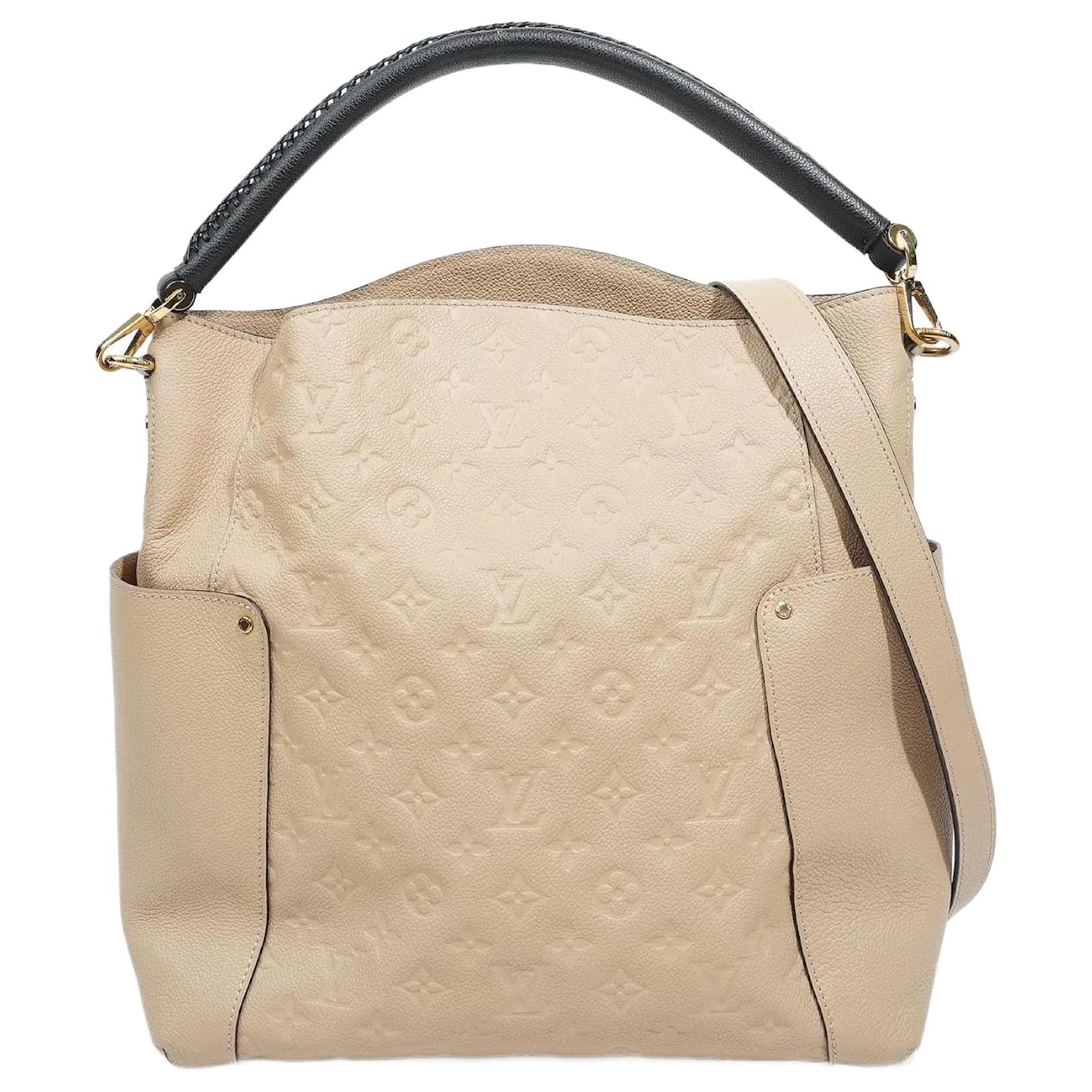 Louis Vuitton Womens Bagatelle Hobo Bag Cream Leather ref.1005777 - Joli  Closet