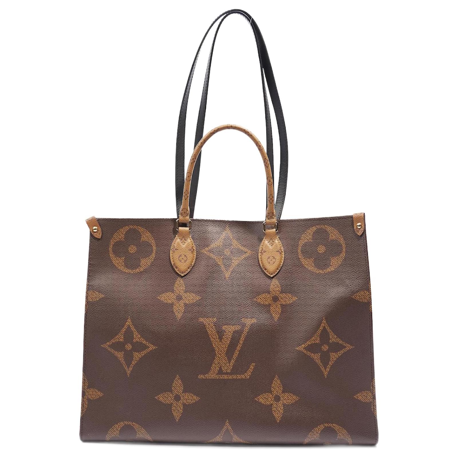 Pre-Owned Louis Vuitton Onthego MM Monogram Reverse Tote Bag - Pristine  Condition 