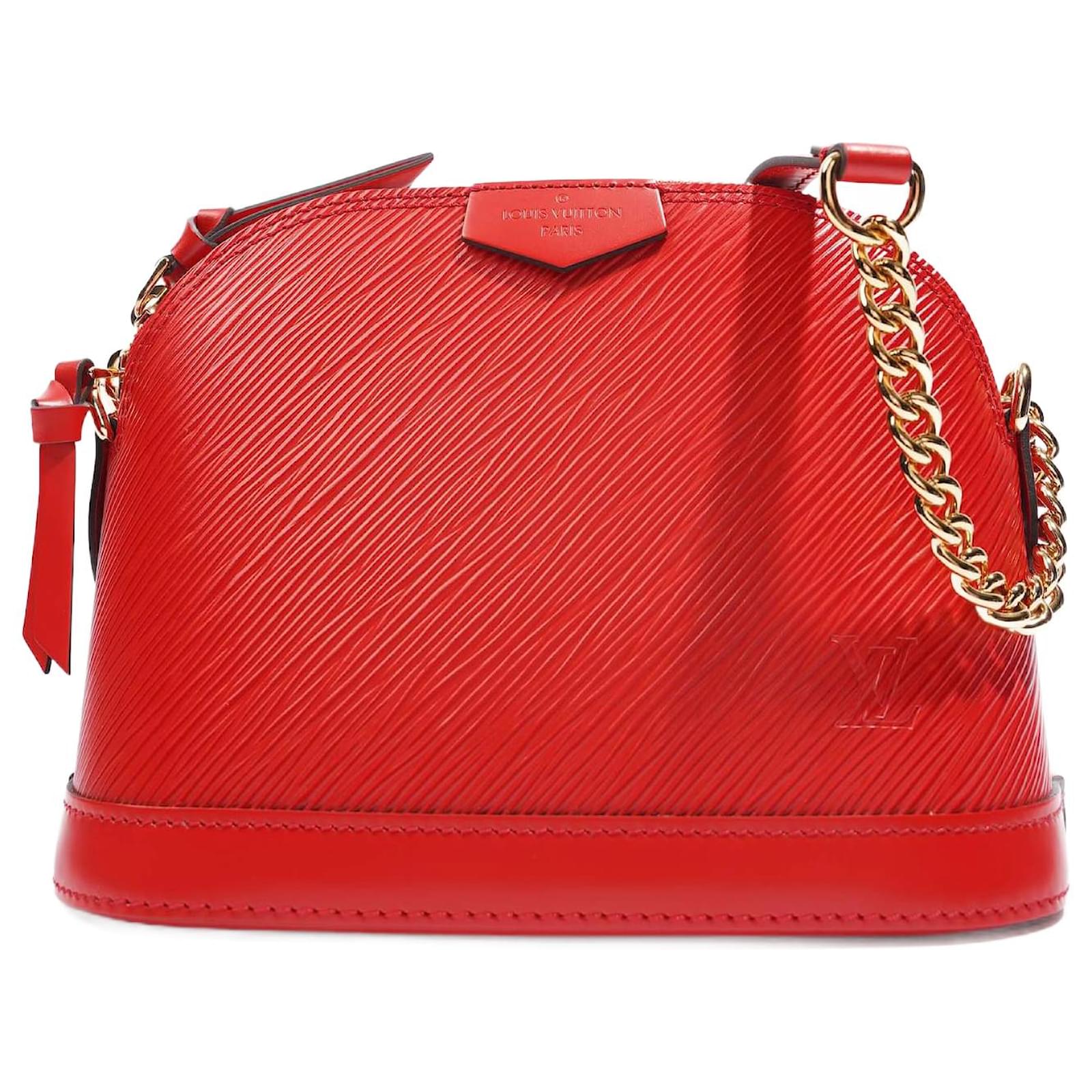 Louis Vuitton Alma Mini Bag Red Epi Leather ref.1006104 - Joli Closet