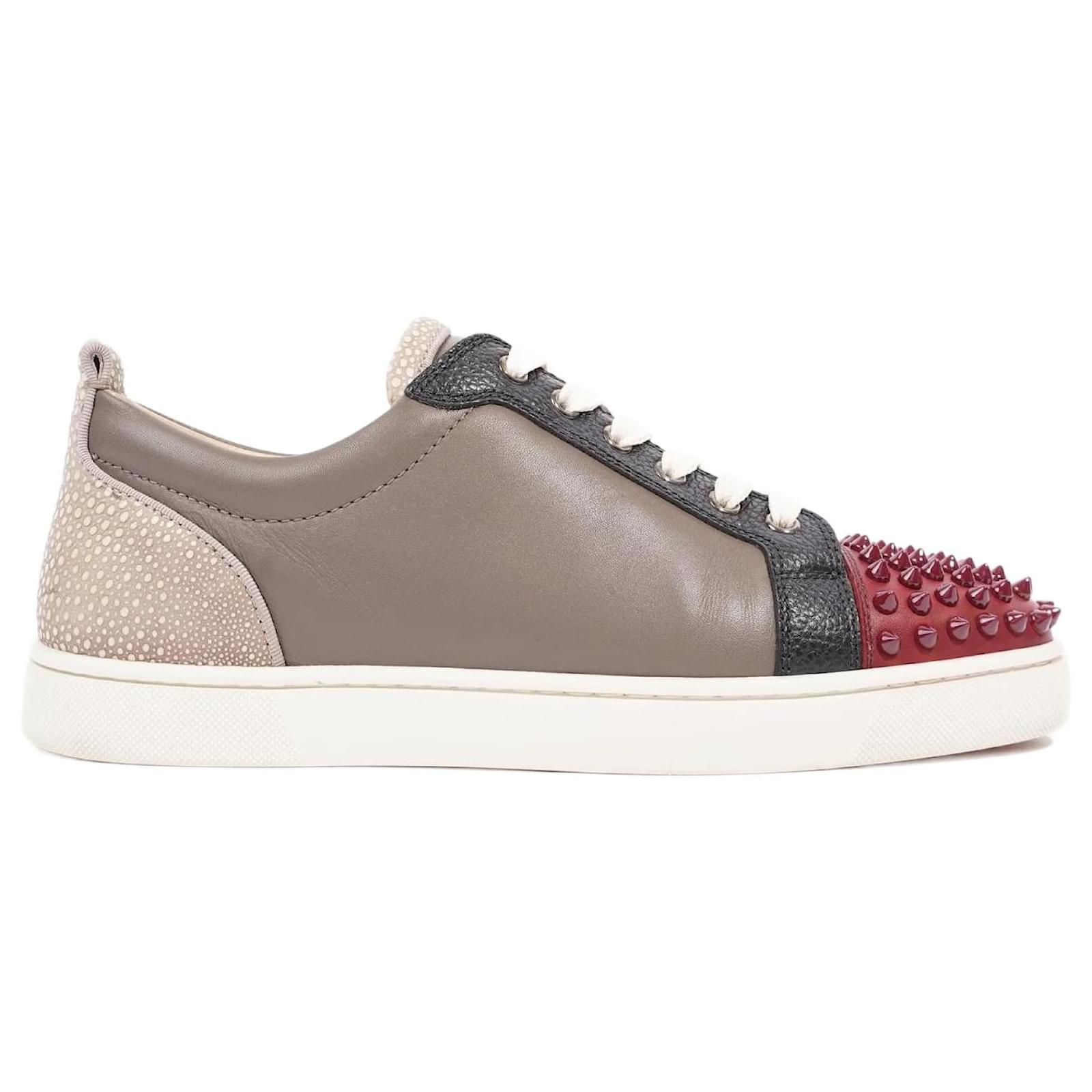 Christian Louboutin Men's Louis Orlato Red Perforated