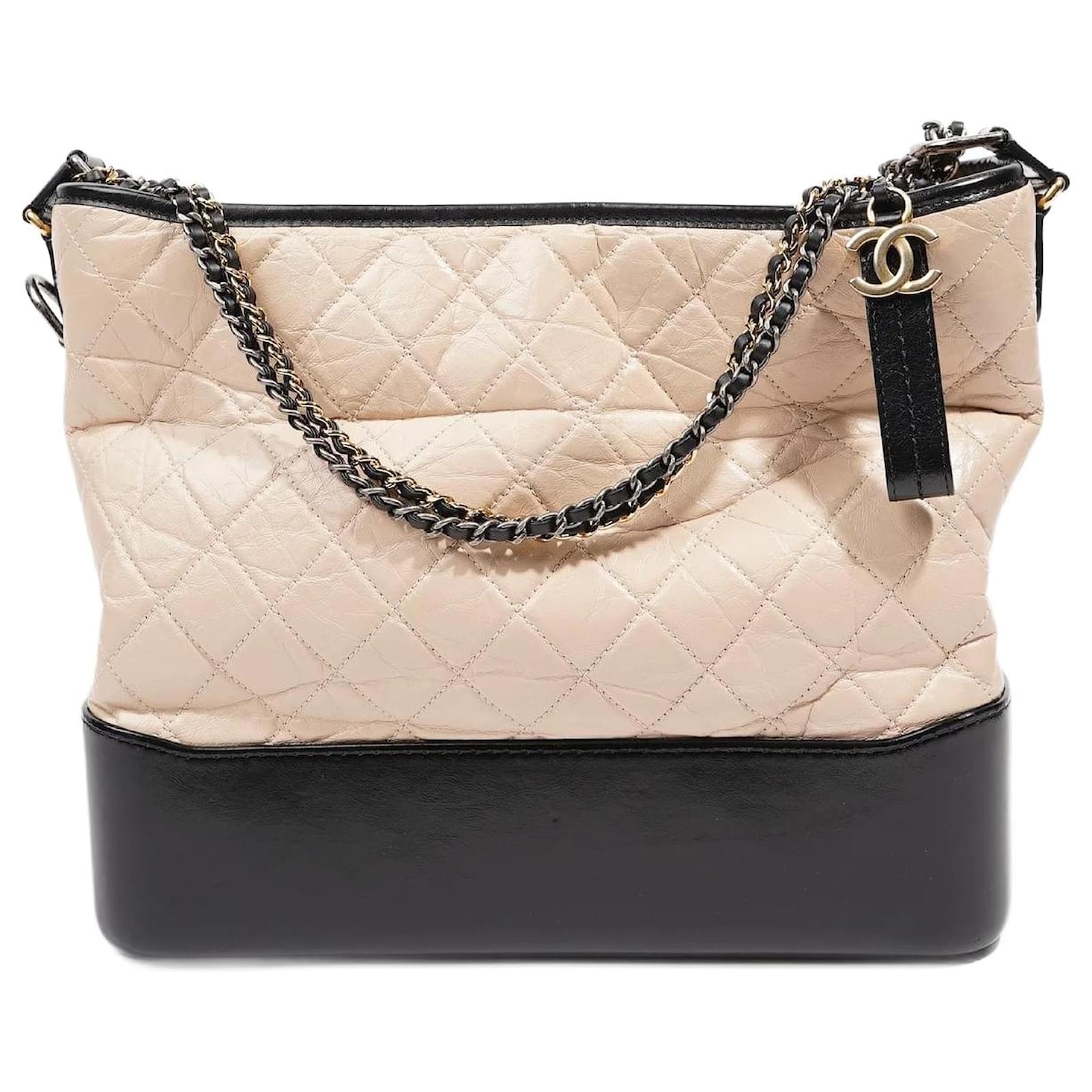Chanel Womens Gabrielle Bag Large Cream Leather ref.1006312 - Joli