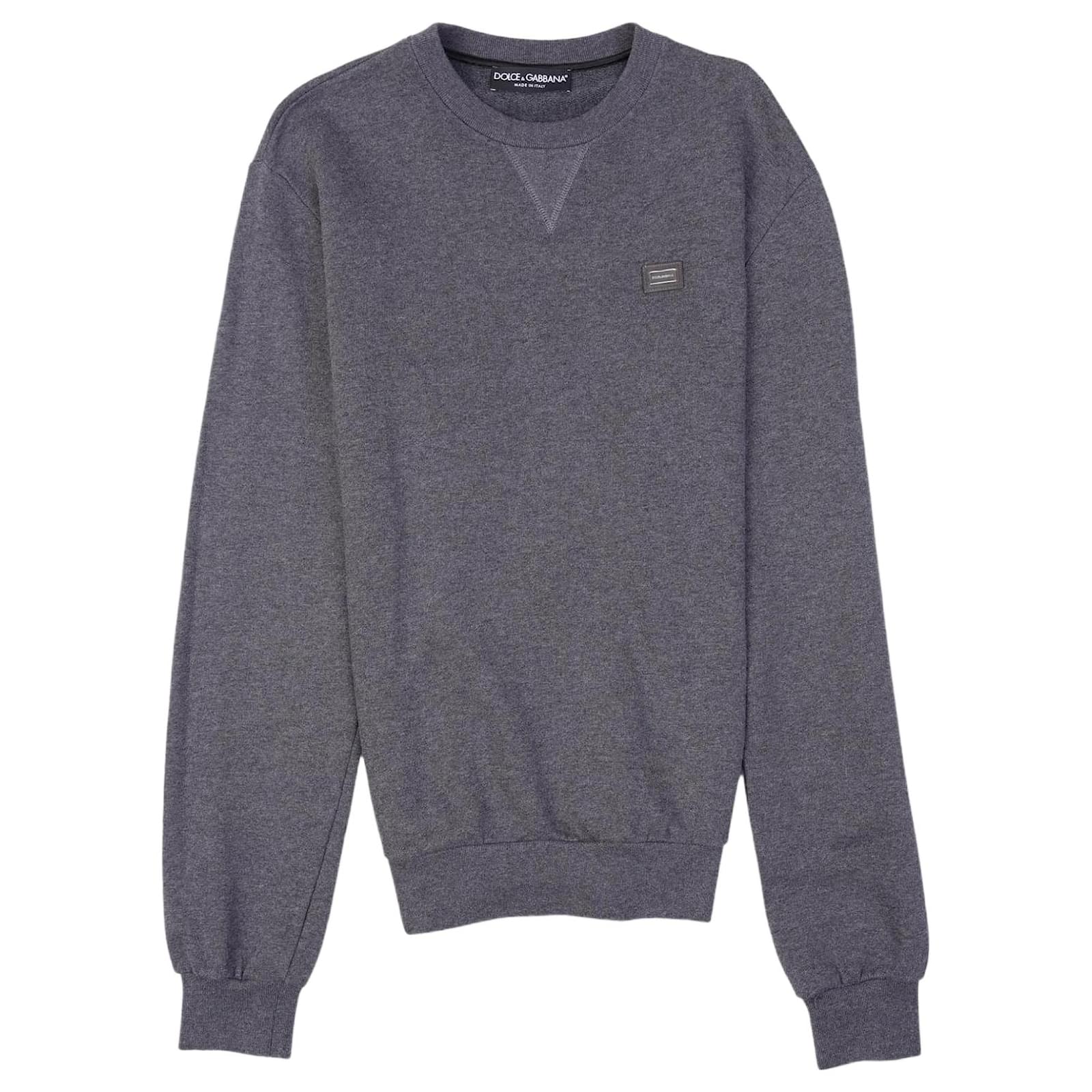 Dolce Gabbana Sweat shirt Homme Gris IT 50 Royaume Uni L