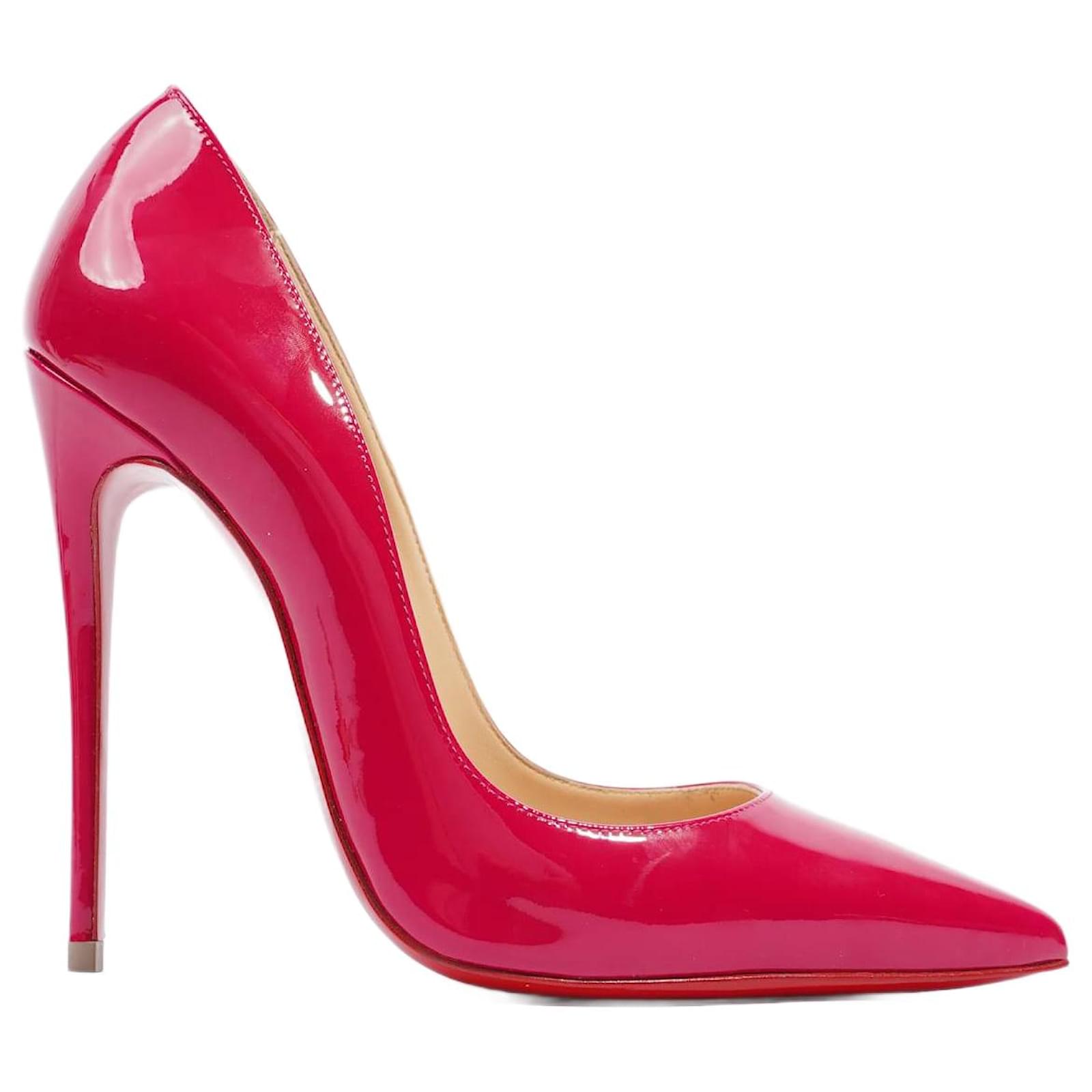 Christian Louboutin So Kate 120 Patent Ultra Rose EU 37 / UK 4 Patent ...