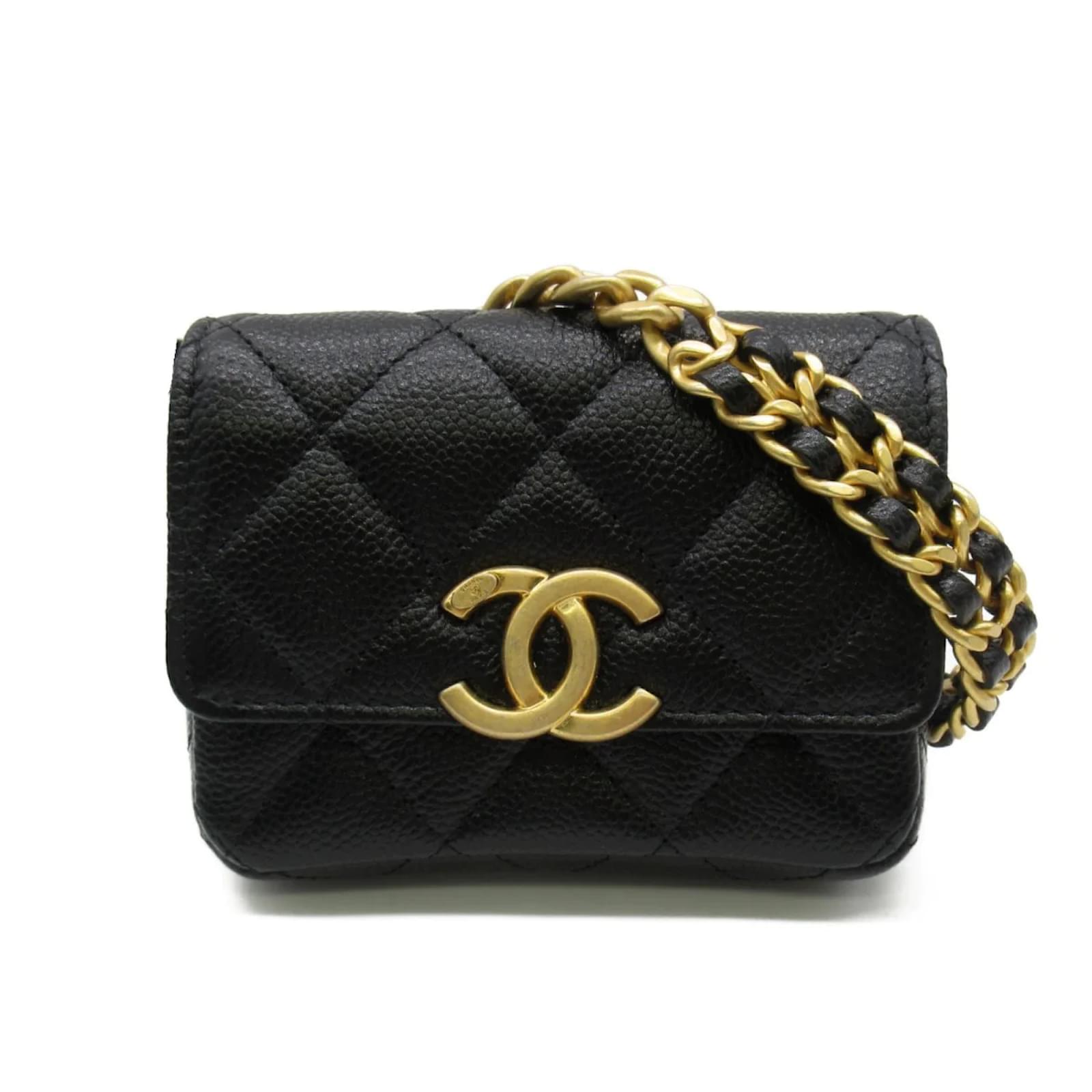 Black Chanel CC Belt Bag