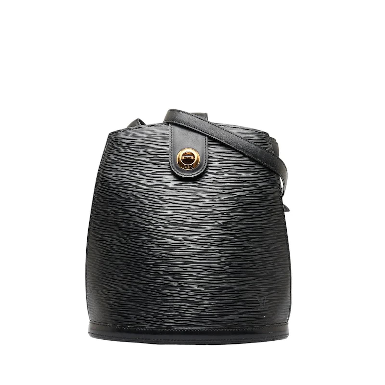 Louis Vuitton Vintage - Epi Cluny Bag - Black - Leather and Epi