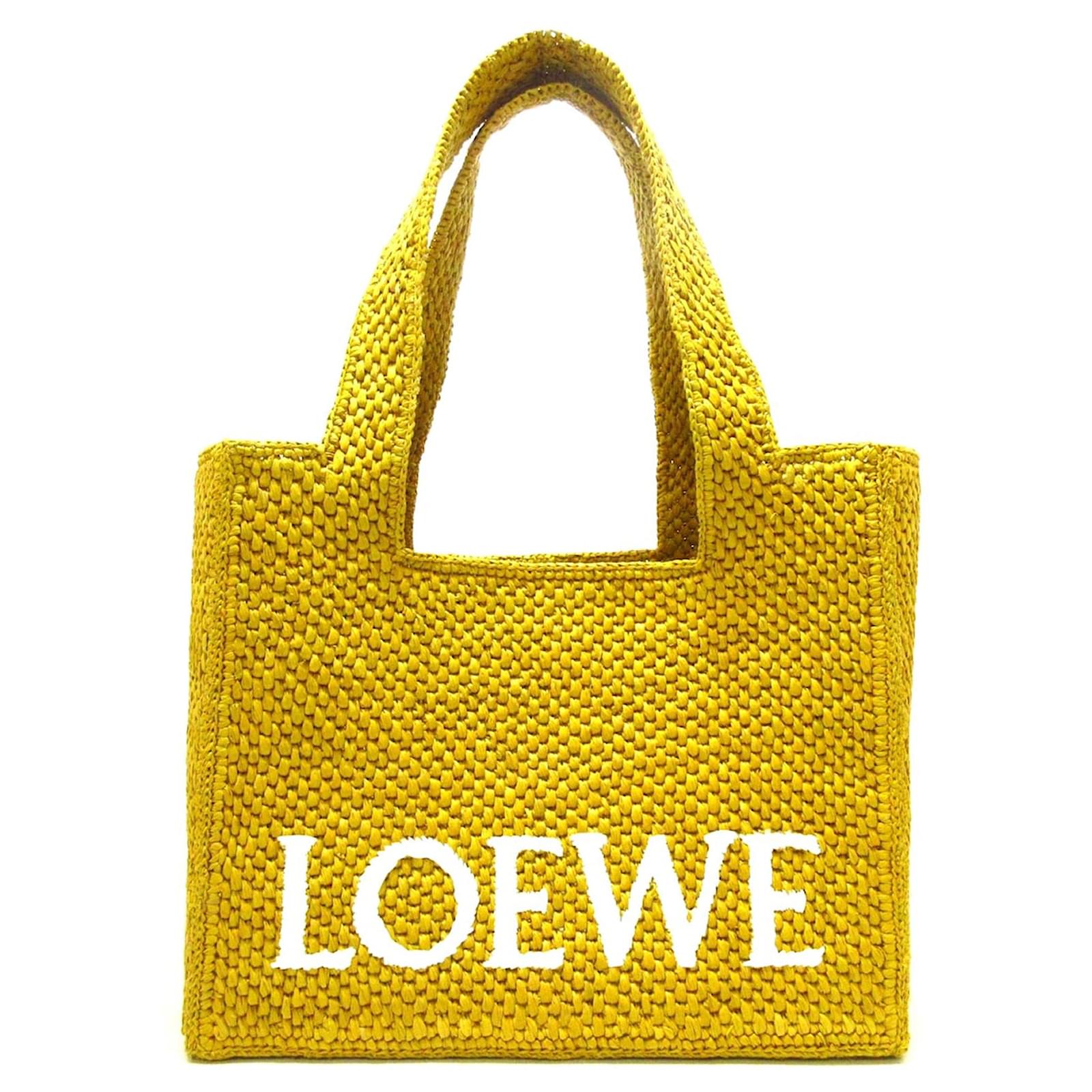 Loewe 2023 Raffia Tote Bag