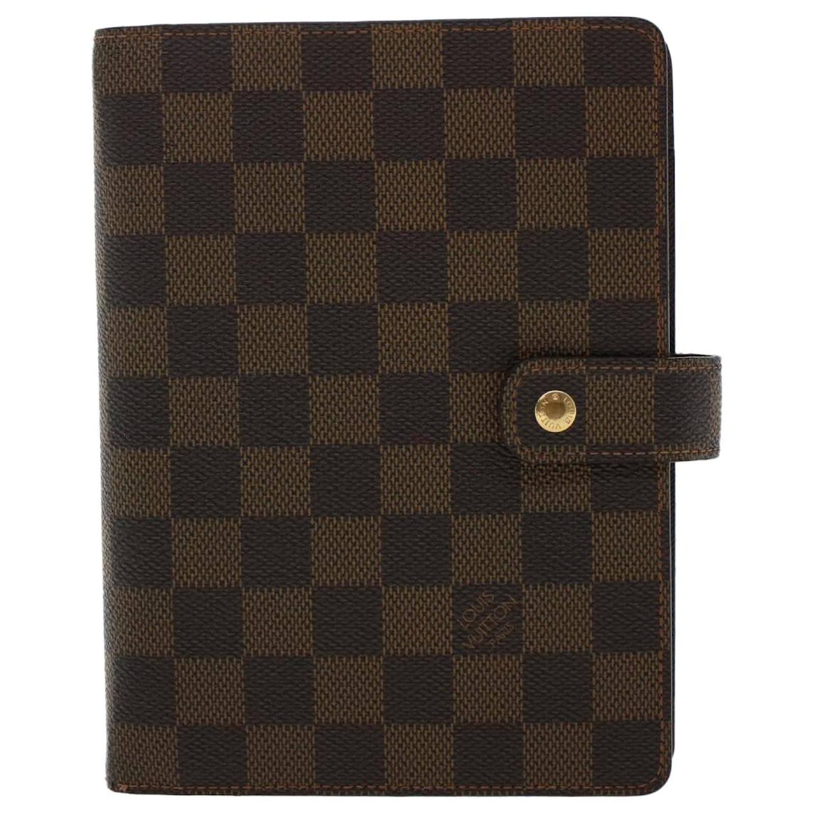 Couverture Agenda de bureau Louis Vuitton en toile damier