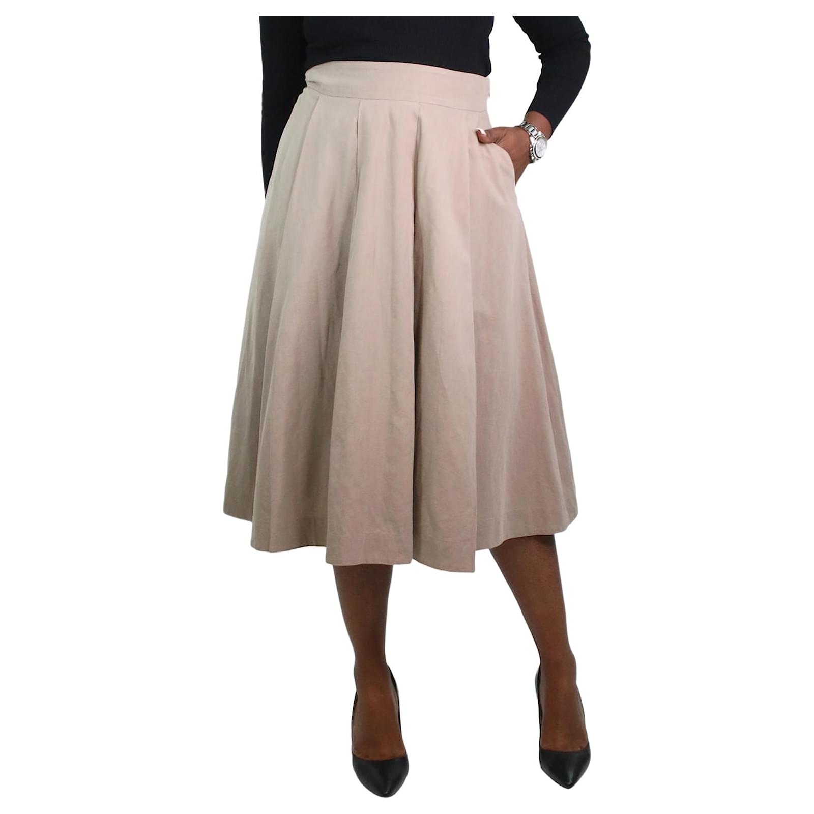 Pleated midi on sale skirt size 12