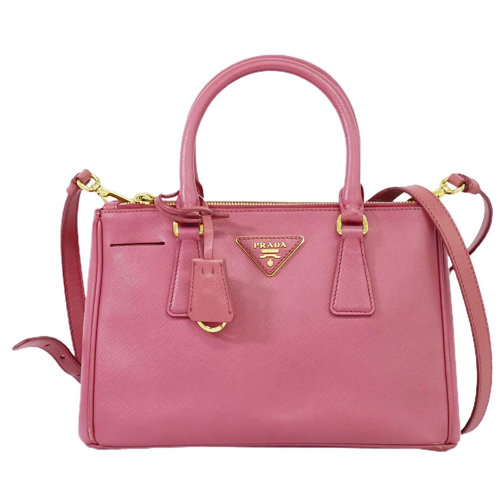 トートバッグ PRADA SS23 Pink leather handbag (1BA385ZO6 F02YN) Leather tote bag in pink - Prada | Mytheresa