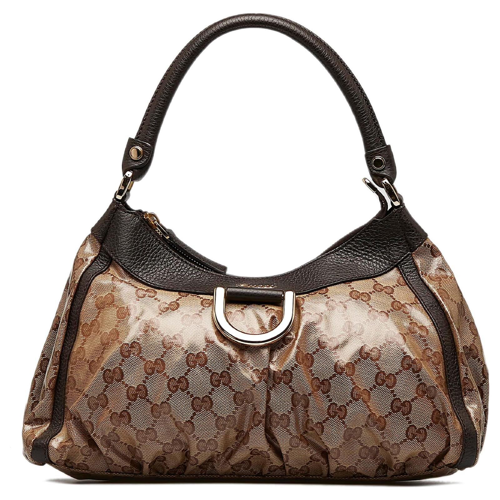 GUCCI D Ring Abbey Bag  Gucci bag, Gucci monogram, Gorgeous bags