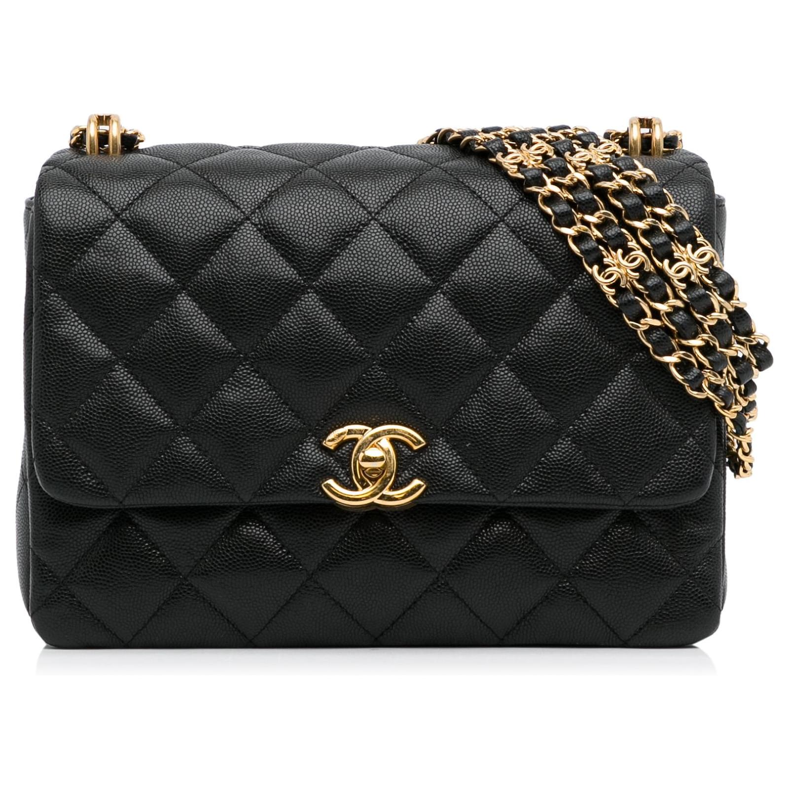 Chanel Black Coco First Flap Bag Leather ref.1008363 - Joli Closet